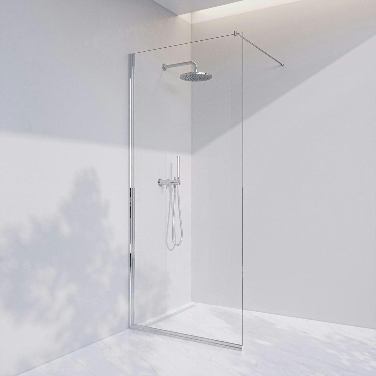 Duschvägg Invitrea Prime PH1 med Glasrengöring