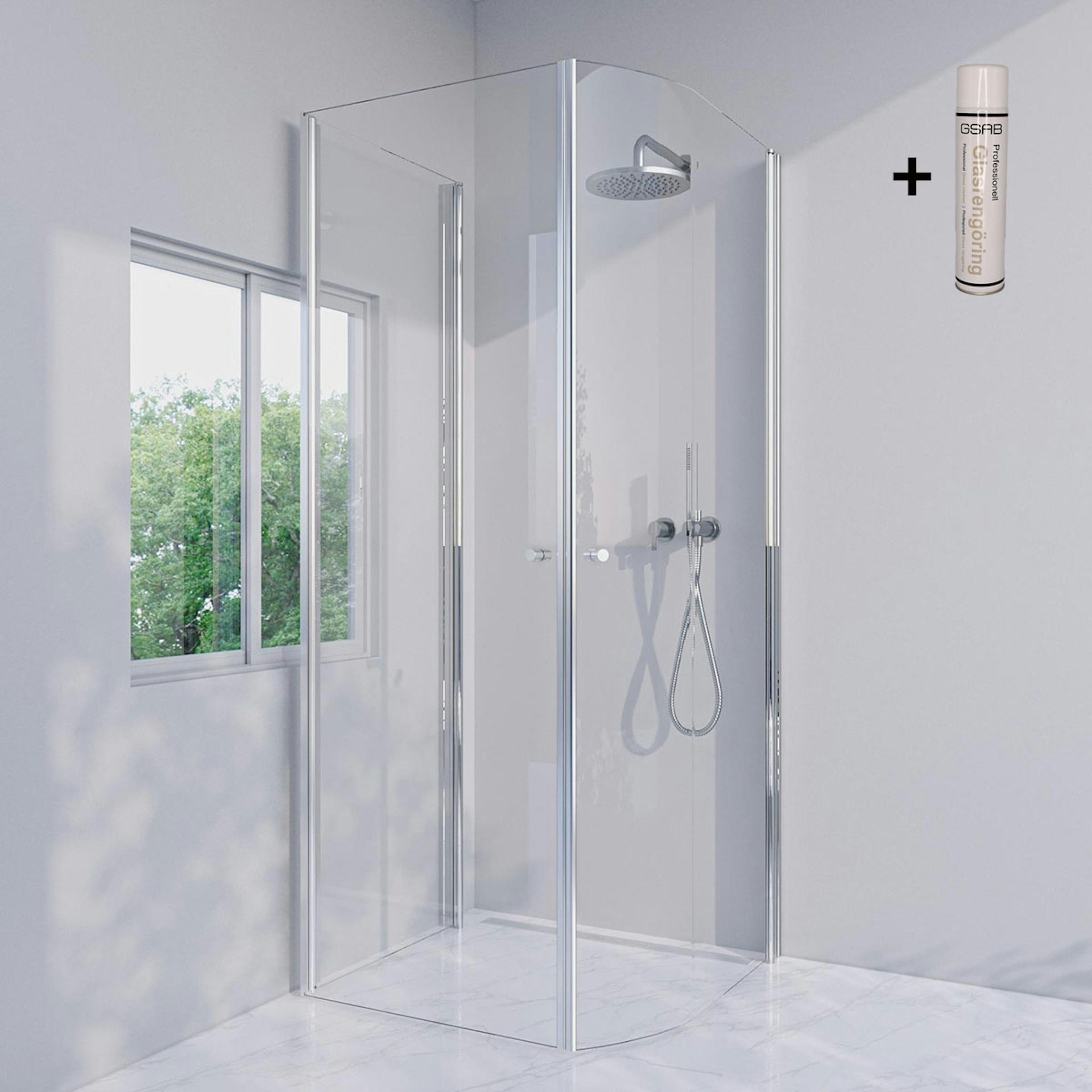 Duschhörn Invitrea Prime PH43 med Glasrengöring