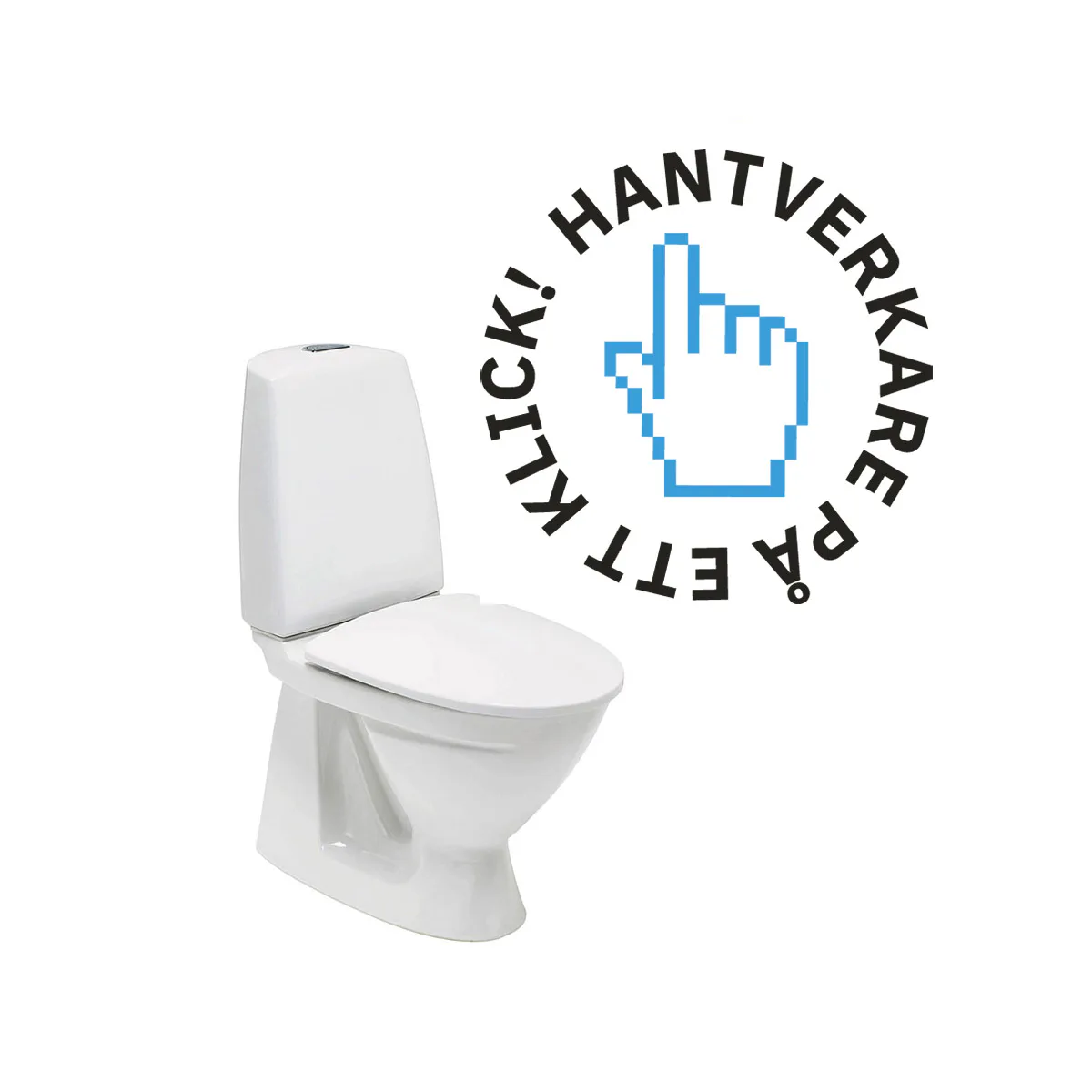 Installation Golvstående WC-stol med ROT