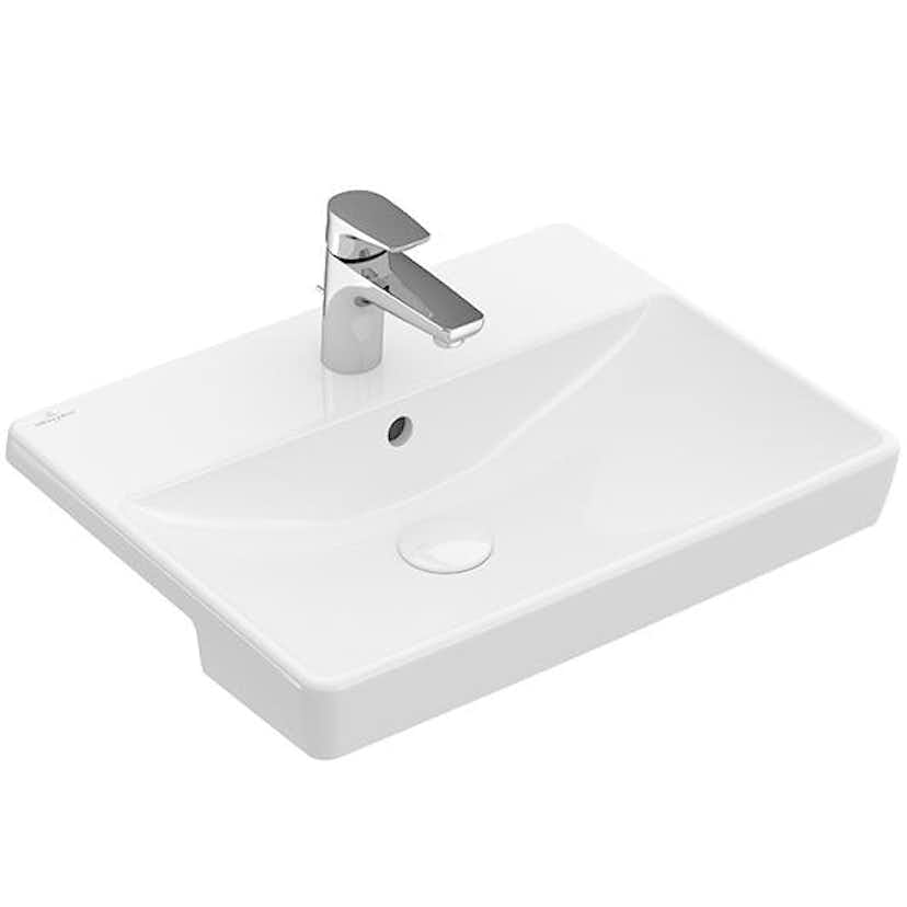 Tvättställ Villeroy & Boch Avento Halvinfällt 550 mm