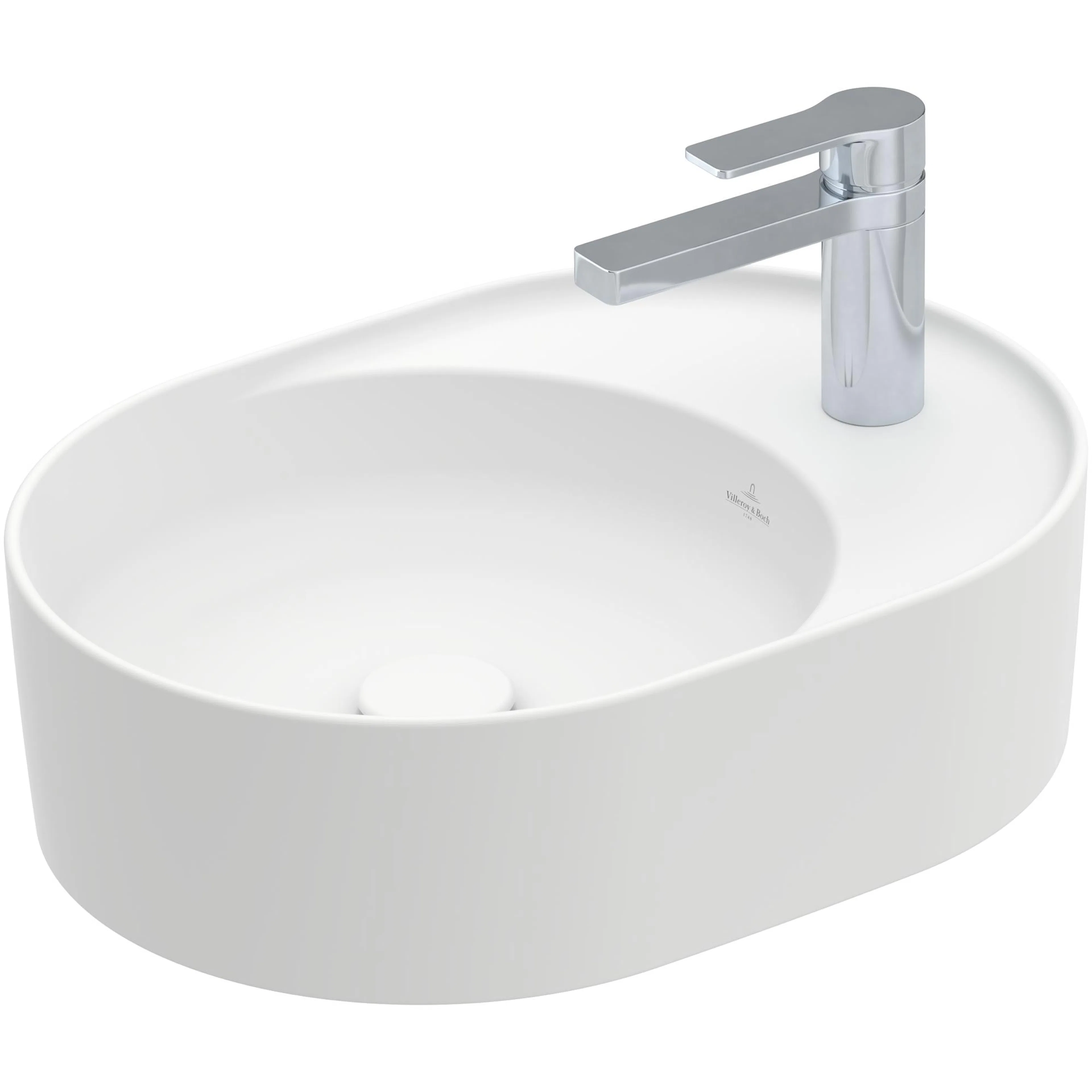 Fristående Tvättställ Villeroy & Boch Collaro Ovalt