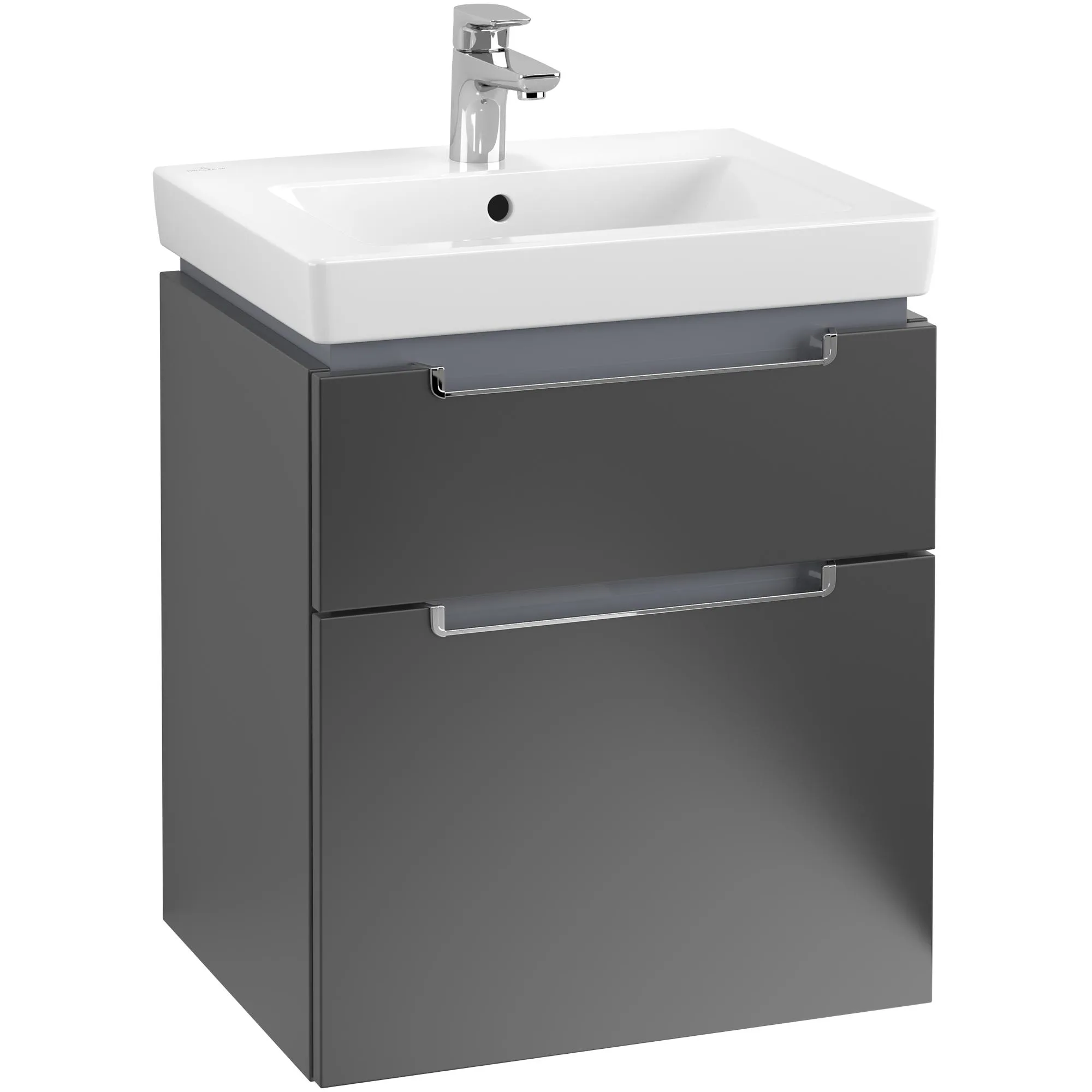 Tvättställsskåp Villeroy & Boch Subway 2.0 med 2 Lådor