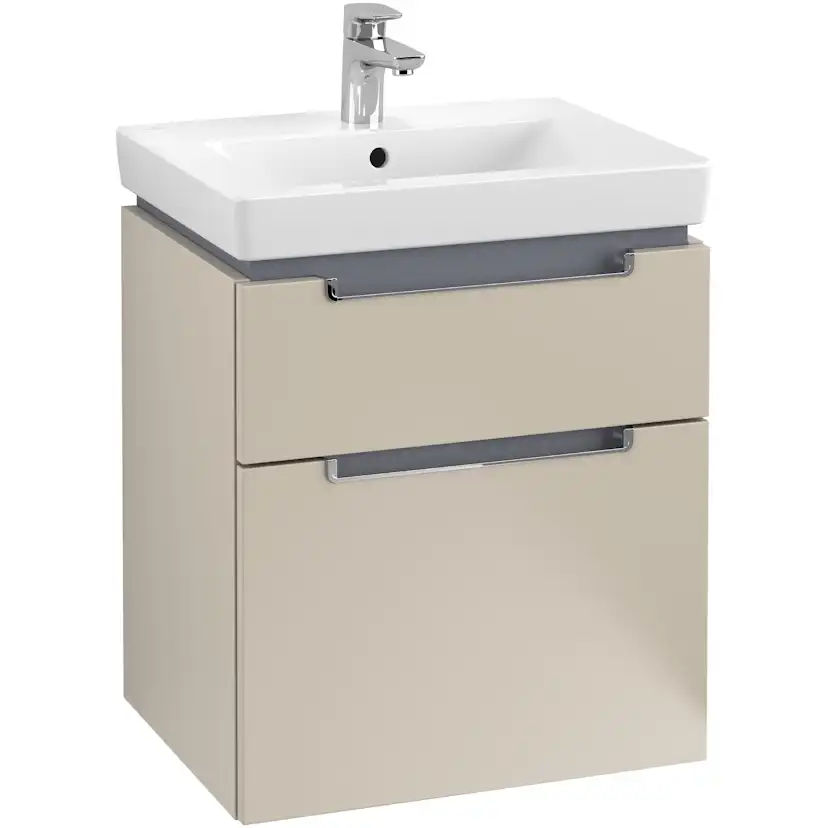 Tvättställsskåp Villeroy & Boch Subway 2.0 med 2 Lådor