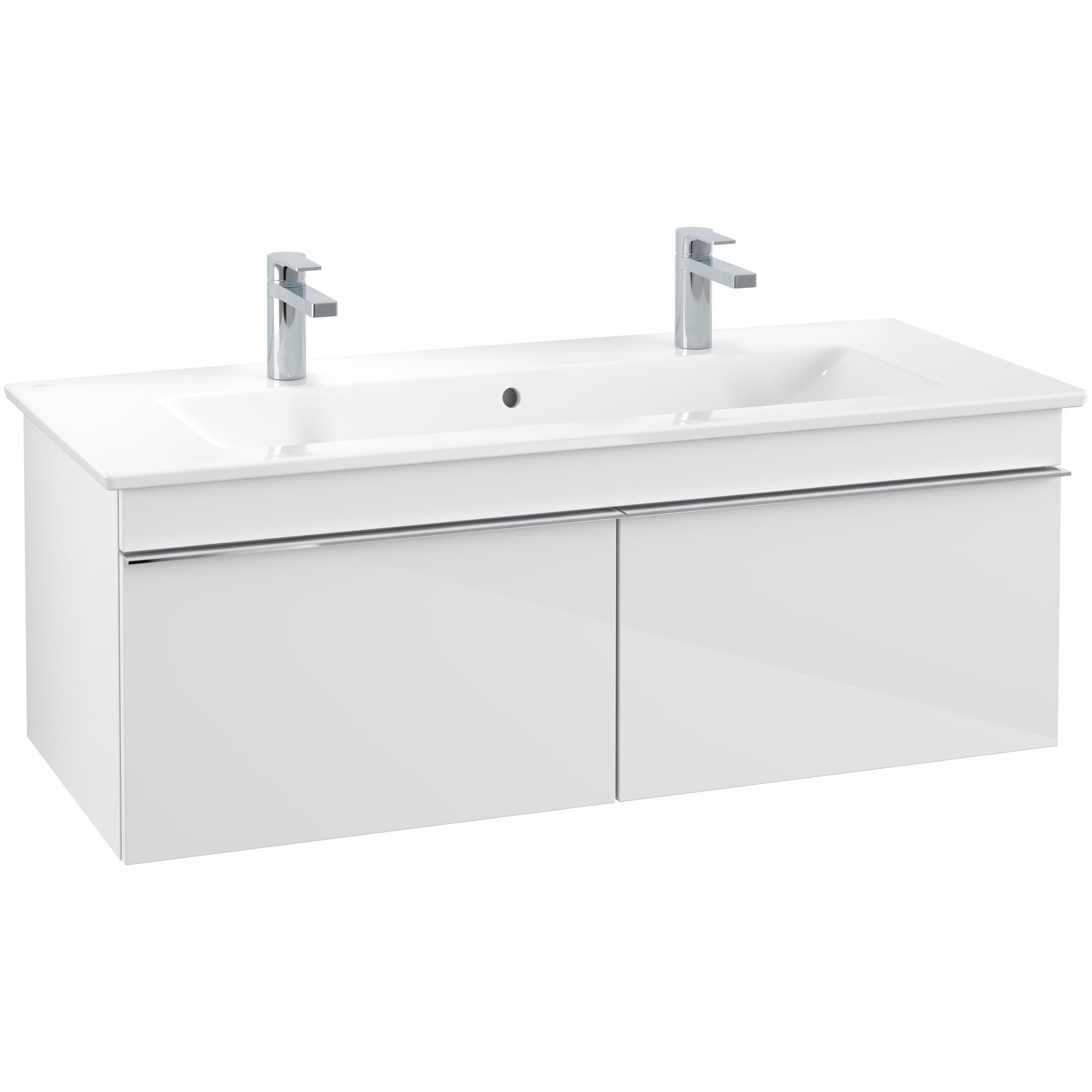 Tvättställsskåp Villeroy & Boch Venticello 115 cm med  2 Lådor för Centrerat Skåpstvättställ