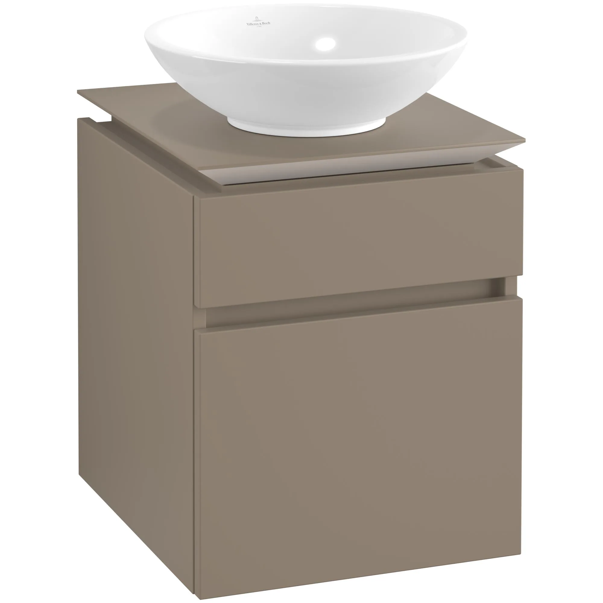 Tvättställsskåp Villeroy & Boch Legato 450 med 2 Lådor för Ytmonterat Tvättställ