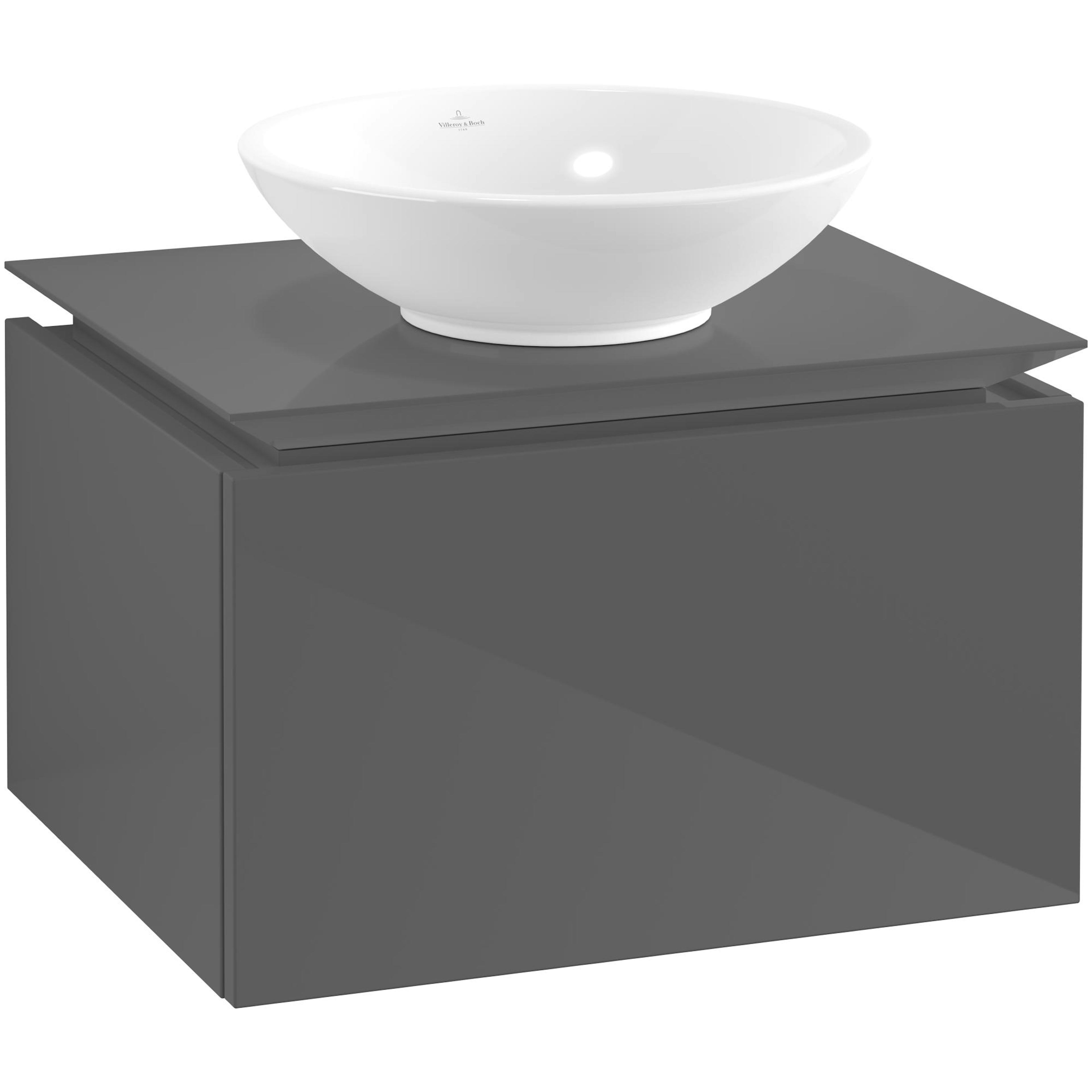 Tvättställsskåp Villeroy & Boch Legato Kompakt 600 med 1 Låda för Ytmonterat Tvättställ