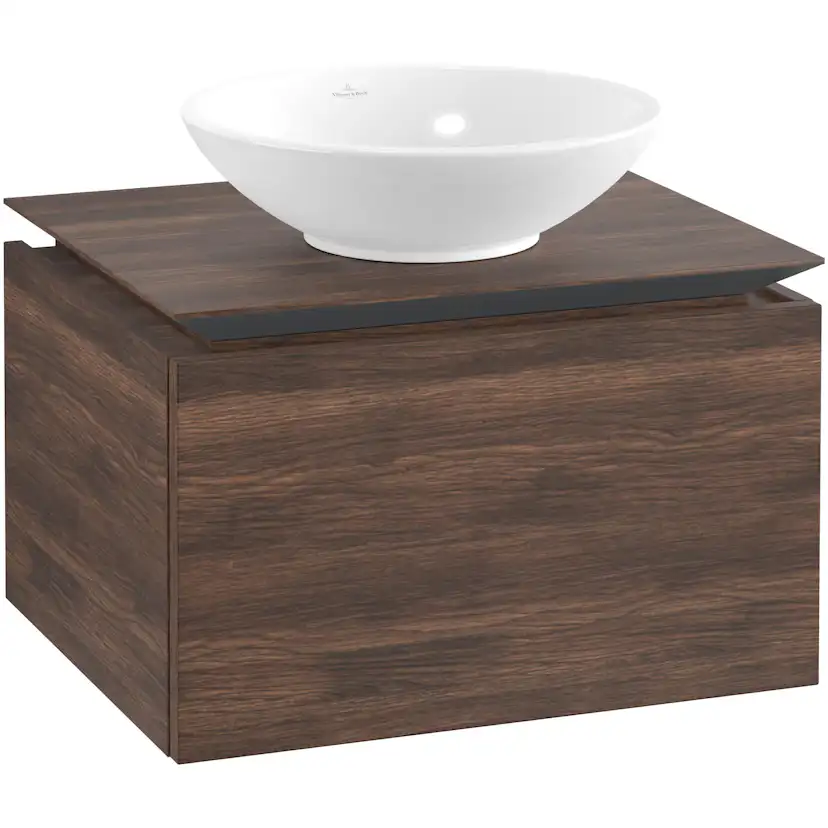 Tvättställsskåp Villeroy & Boch Legato Kompakt 600 med 1 Låda för Ytmonterat Tvättställ