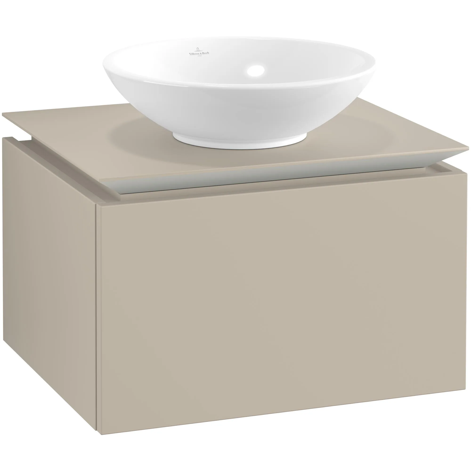 Tvättställsskåp Villeroy & Boch Legato Kompakt 600 med 1 Låda för Ytmonterat Tvättställ