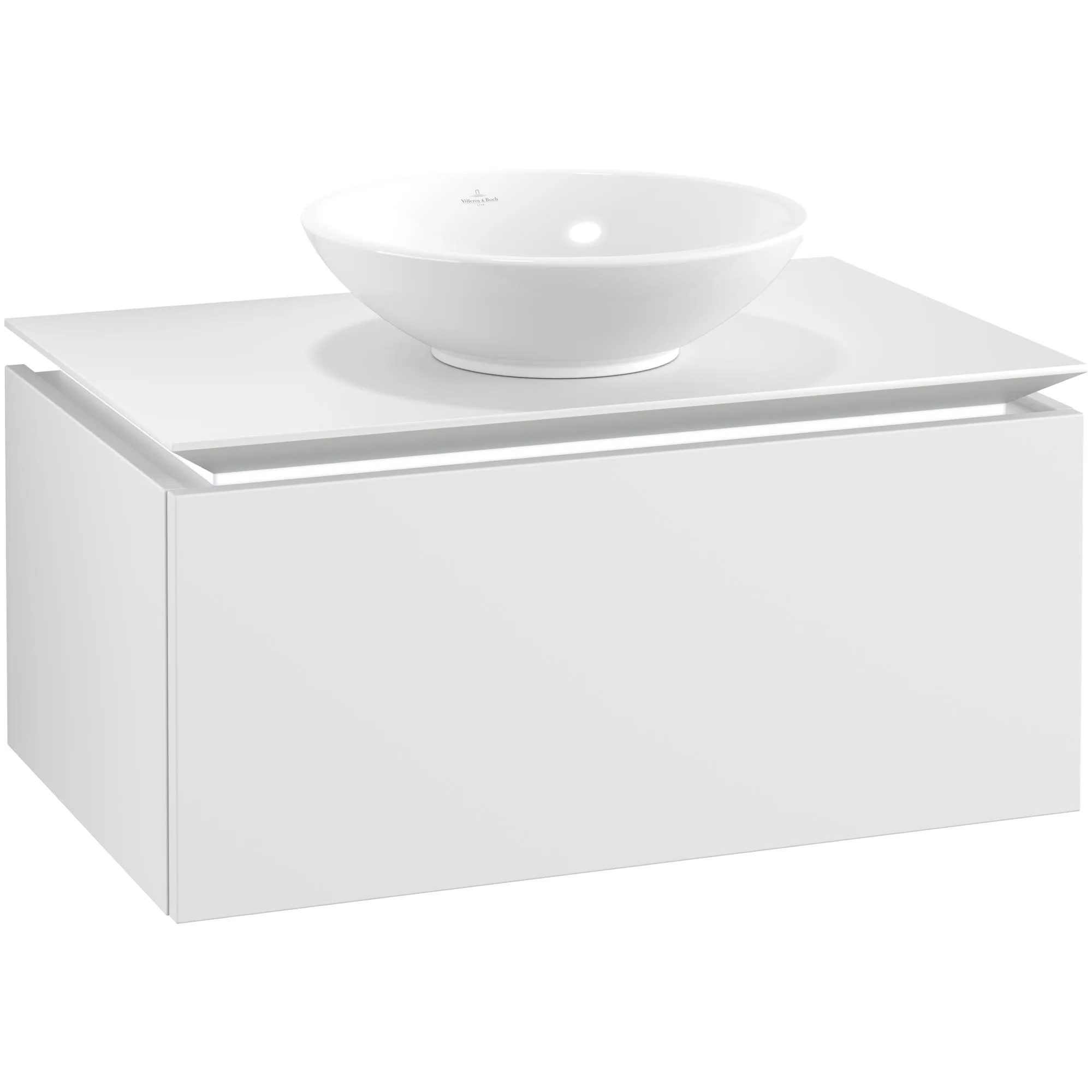 Tvättställsskåp Villeroy & Boch Legato Kompakt 800 med 1 Låda för Ytmonterat Tvättställ