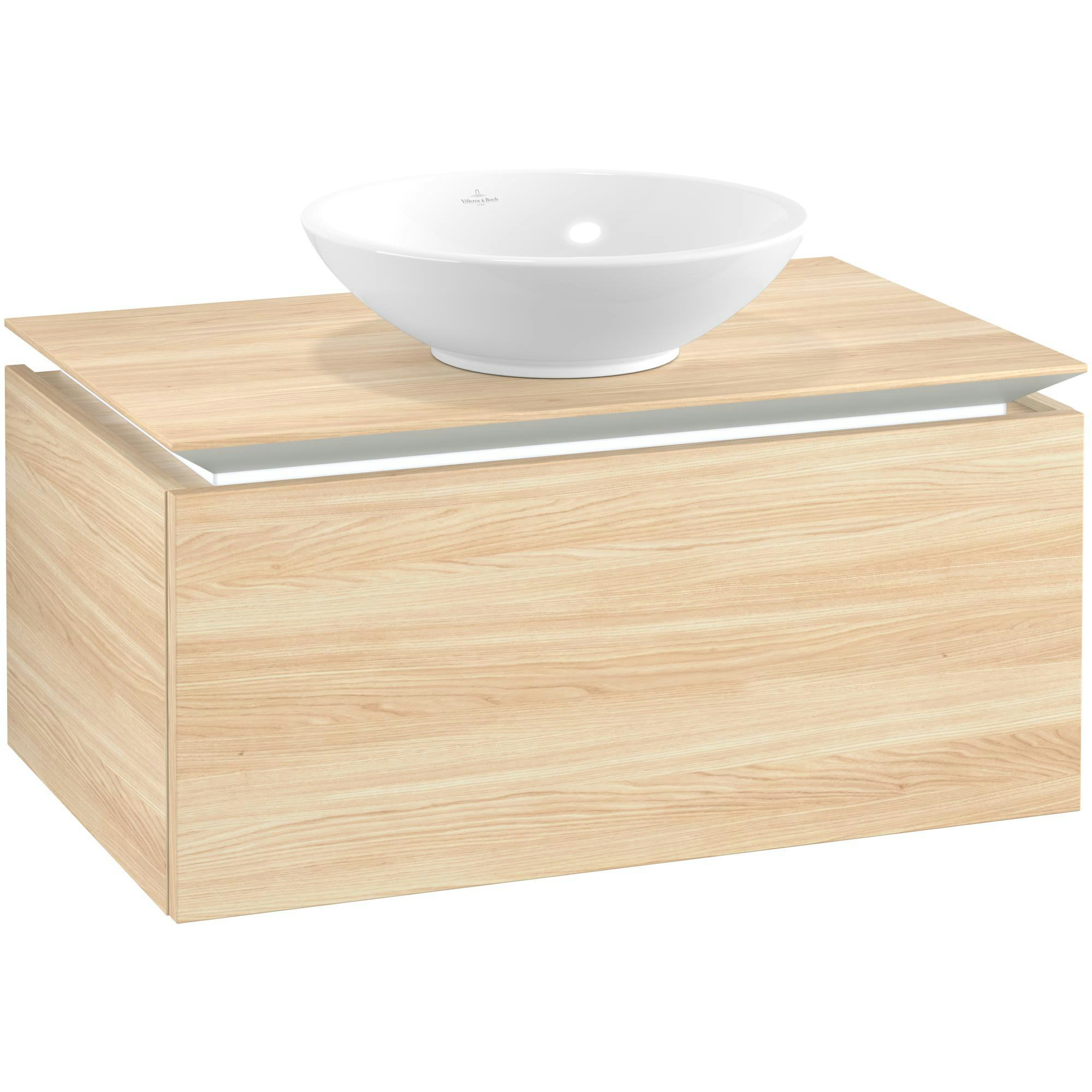 Tvättställsskåp Villeroy & Boch Legato Kompakt 800 med 1 Låda för Ytmonterat Tvättställ