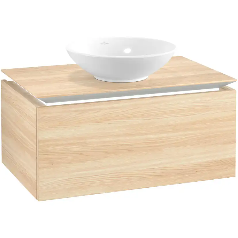 Tvättställsskåp Villeroy & Boch Legato Kompakt 800 med 1 Låda för Ytmonterat Tvättställ