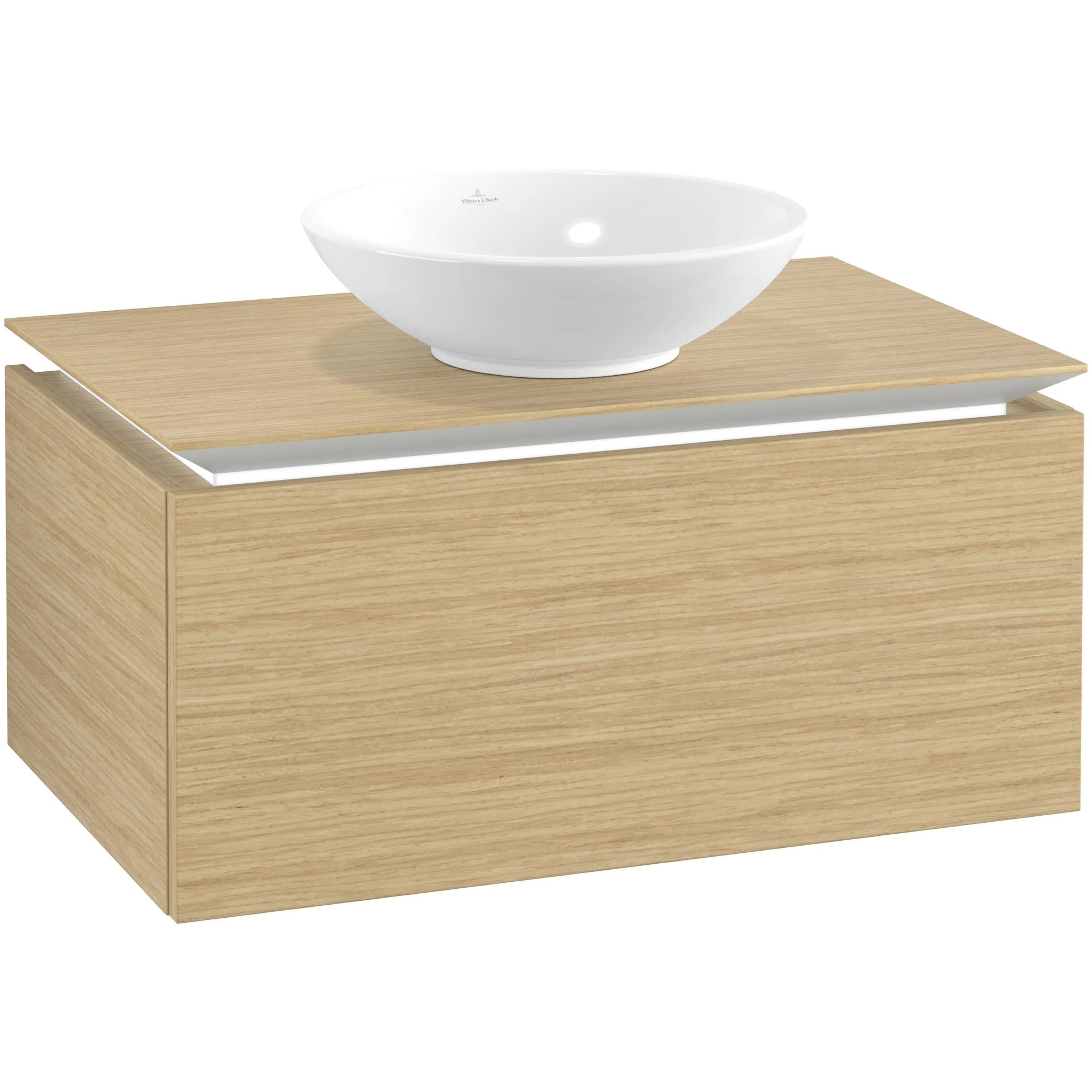 Tvättställsskåp Villeroy & Boch Legato Kompakt 800 med 1 Låda för Ytmonterat Tvättställ