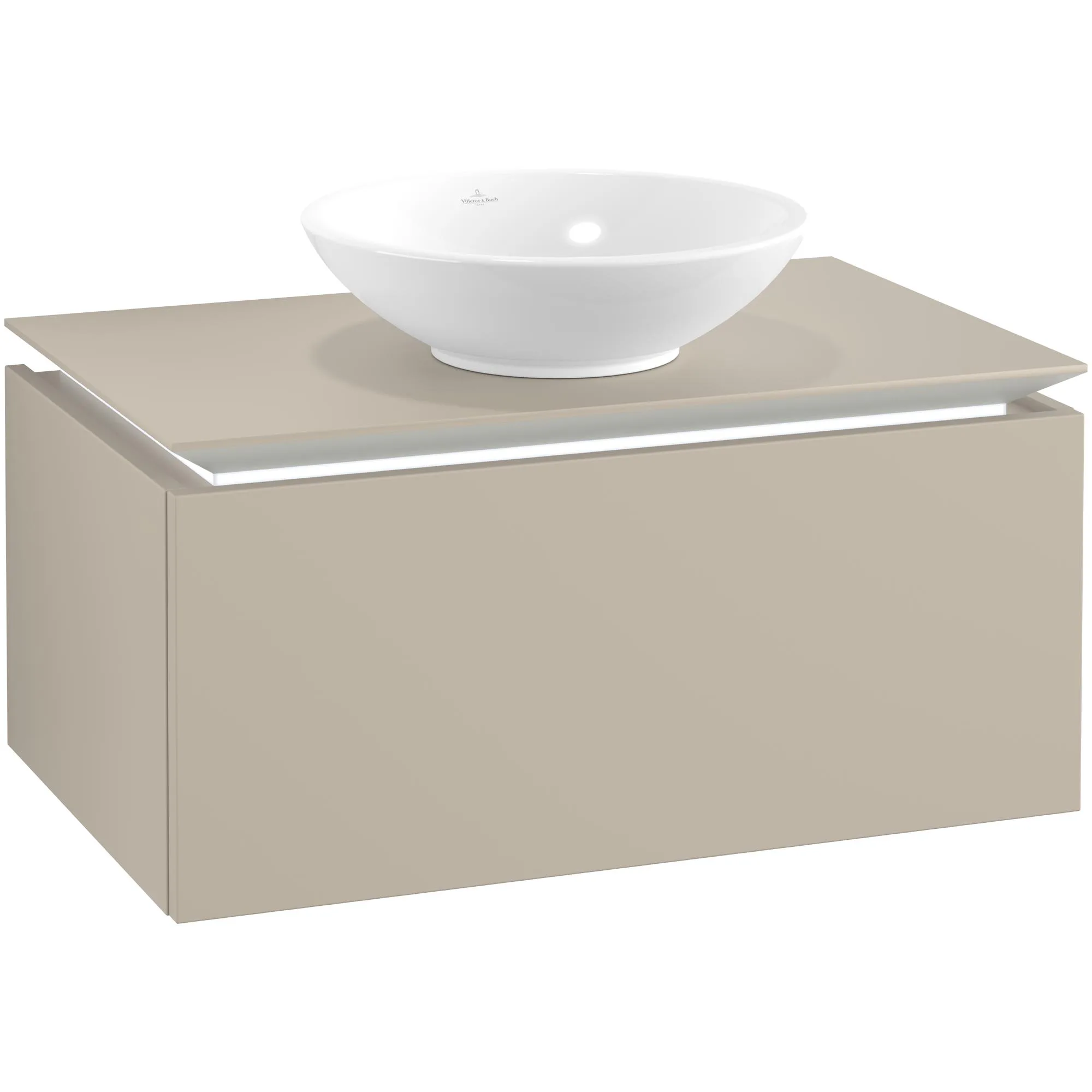 Tvättställsskåp Villeroy & Boch Legato Kompakt 800 med 1 Låda för Ytmonterat Tvättställ