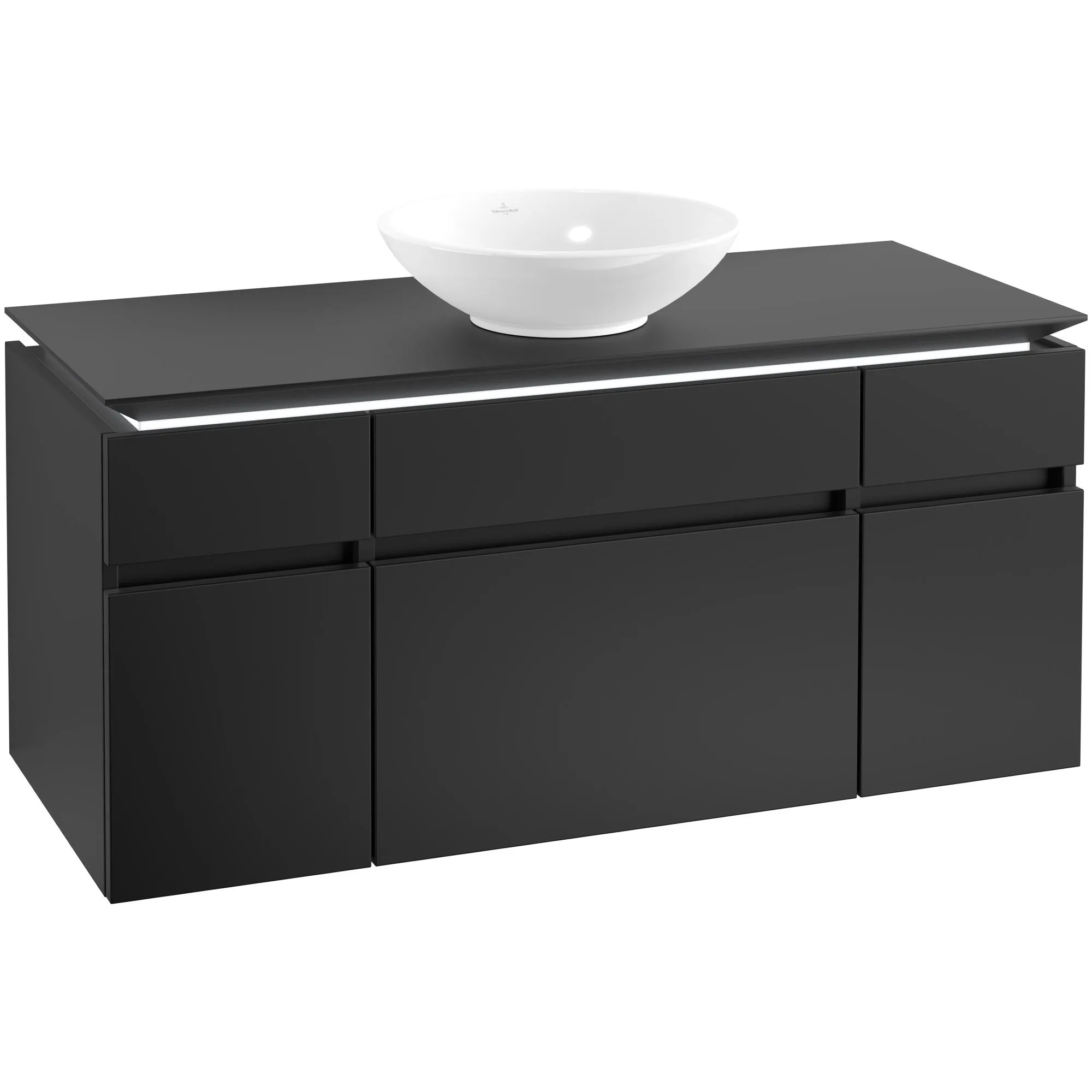 Tvättställsskåp Villeroy & Boch Legato med 5 Lådor för Ytmonterat Tvättställ från Övriga V&B Serier