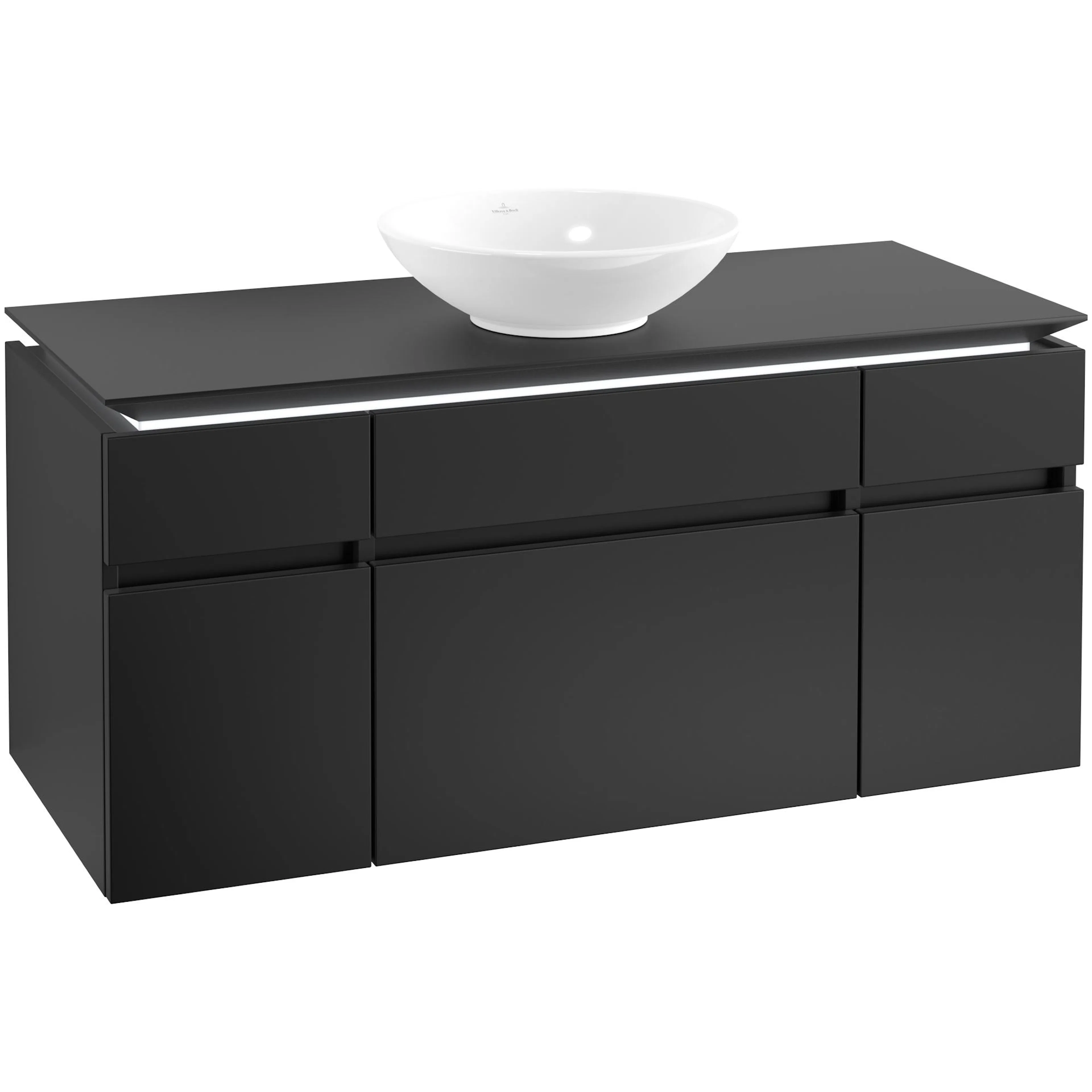 Tvättställsskåp Villeroy & Boch Legato med 5 Lådor för Ytmonterat Tvättställ från Övriga V&B Serier