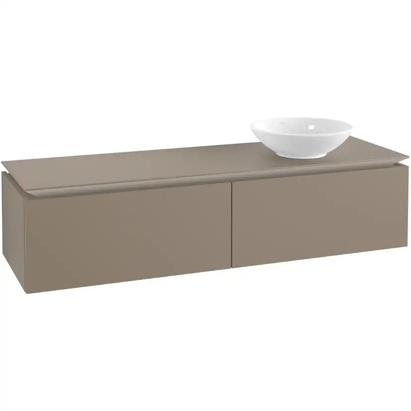 Tvättställsskåp Villeroy & Boch Legato Kompakt 1600 med 2 Lådor för Ocentrerat Ytmonterat Tvättställ från Övriga V&B Serier