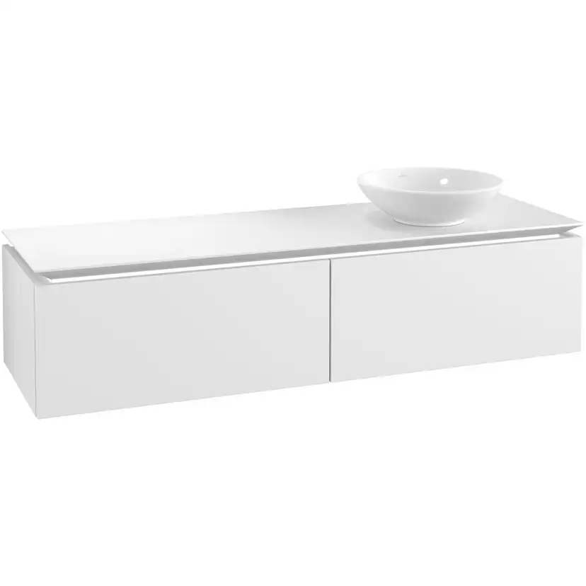 Tvättställsskåp Villeroy & Boch Legato Kompakt 1600 med 2 Lådor för Ocentrerat Ytmonterat Tvättställ från Övriga V&B Serier