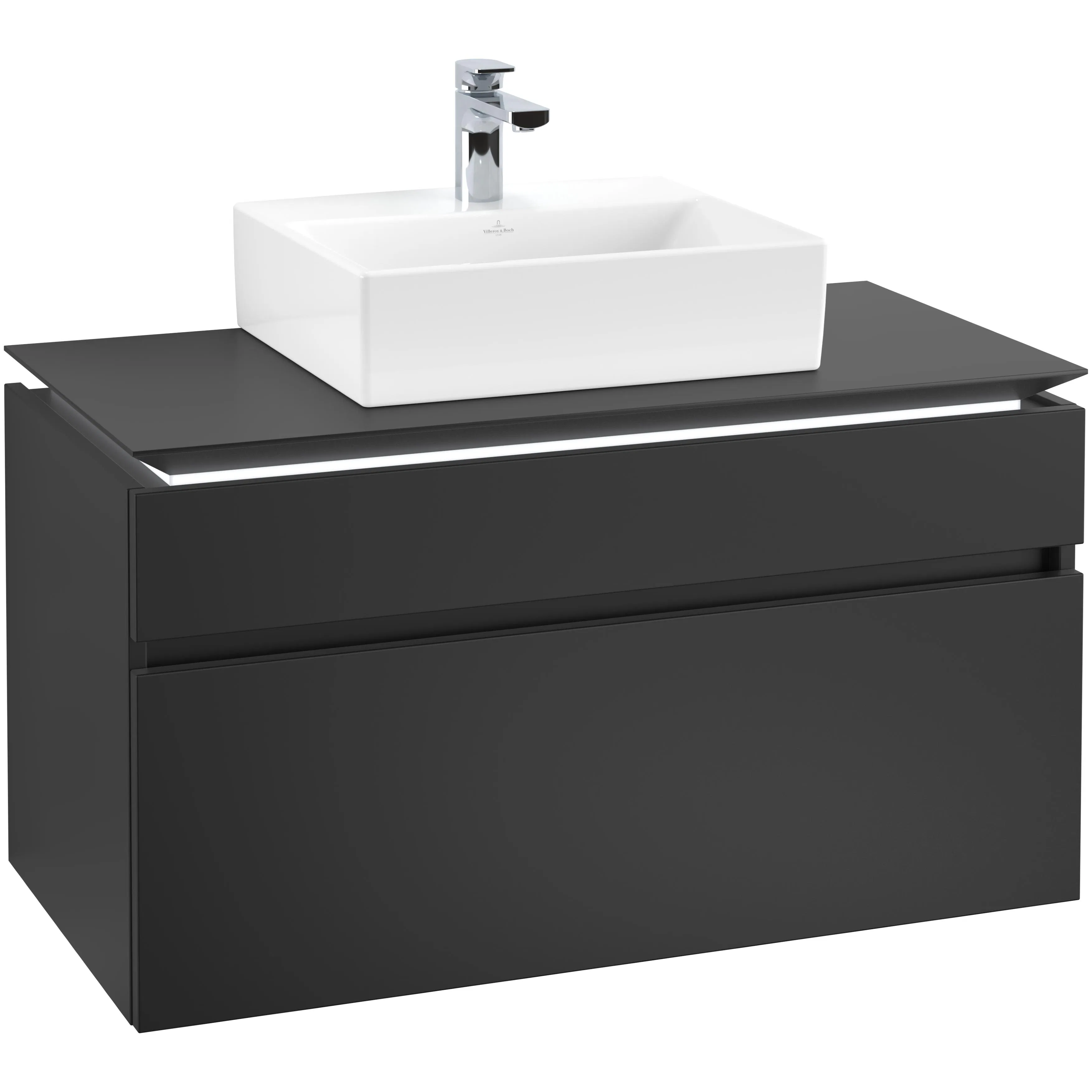 Tvättställsskåp Villeroy & Boch Legato 1000 med 2 Lådor för Tvättställ från Memento