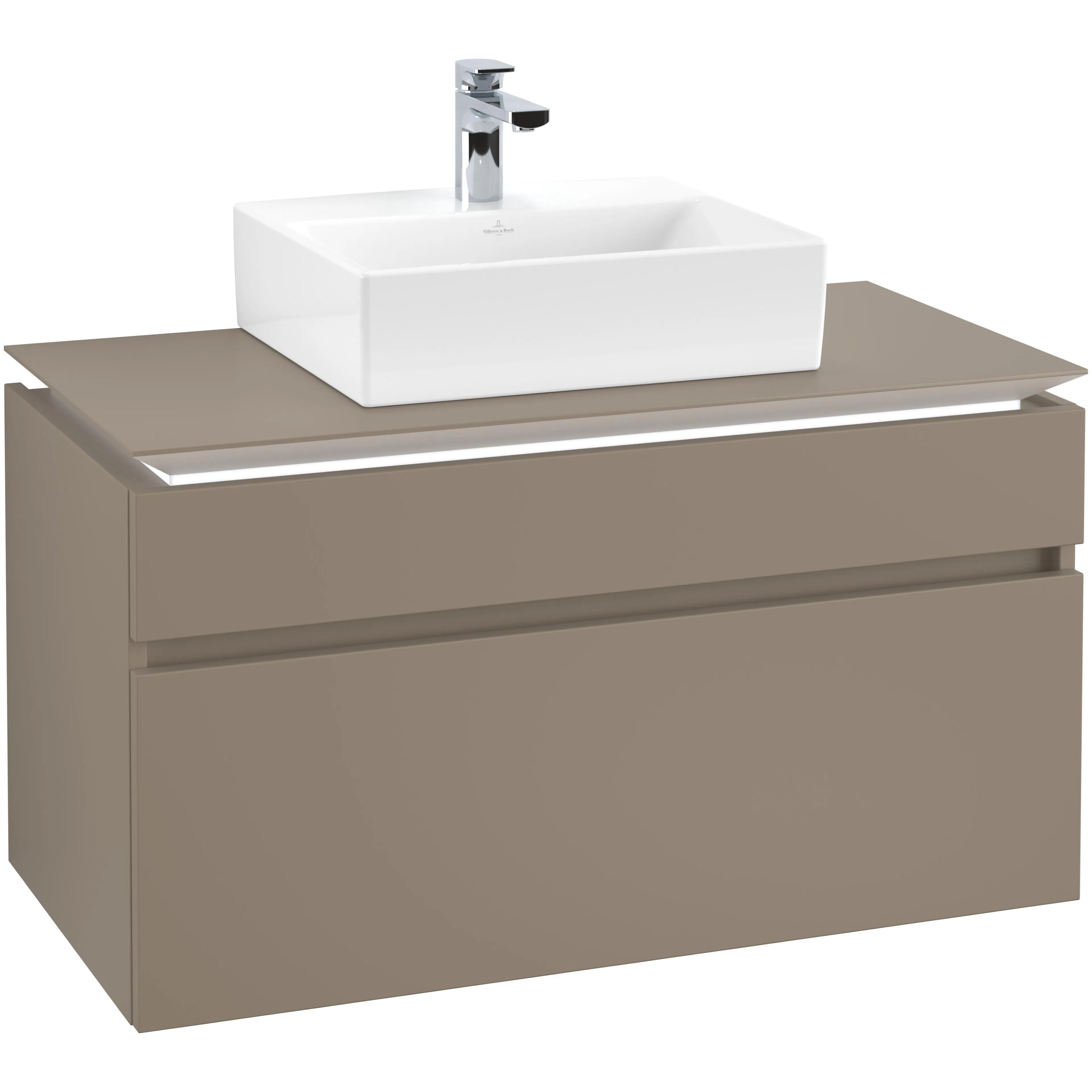 Tvättställsskåp Villeroy & Boch Legato 1000 med 2 Lådor för Tvättställ från Memento