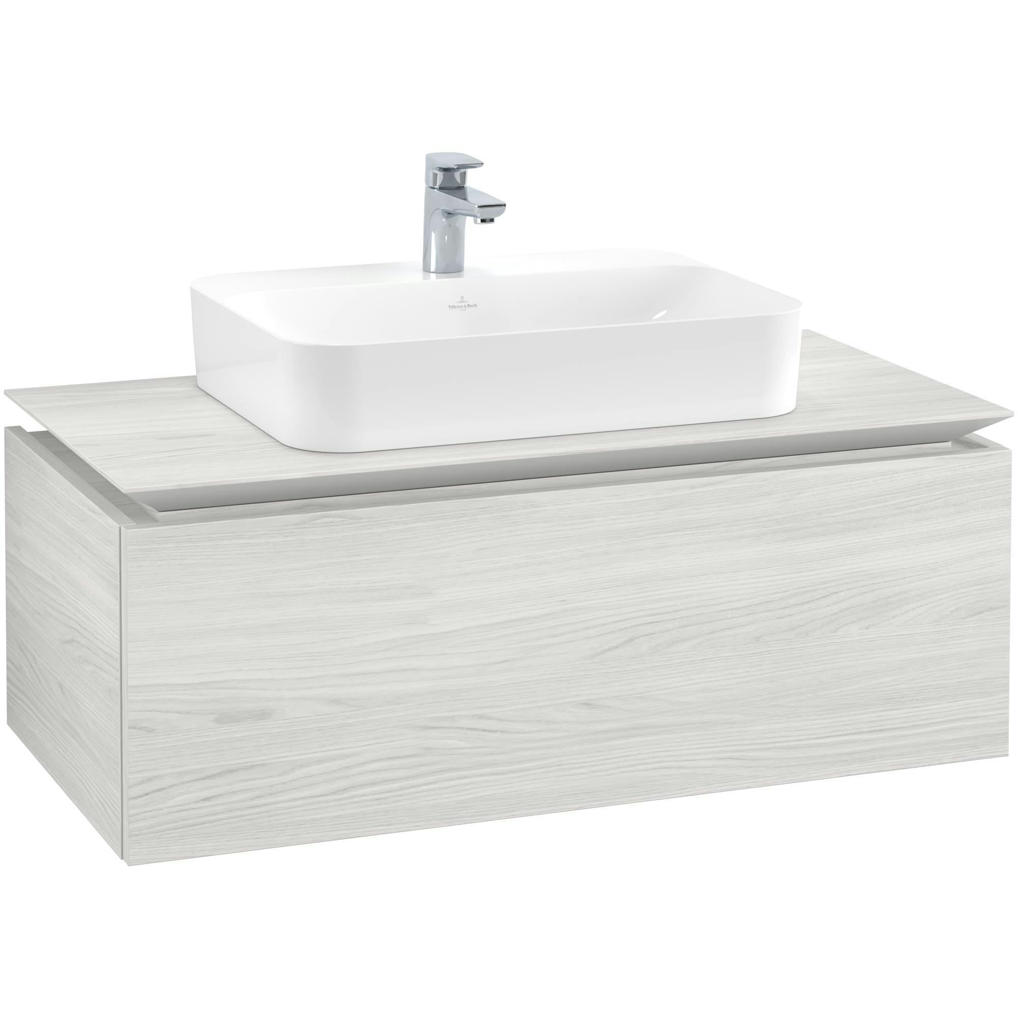 Tvättställsskåp Villeroy & Boch Legato Kompakt med 1 Låda för Ytmonterat Tvättställ från Finion & Memento