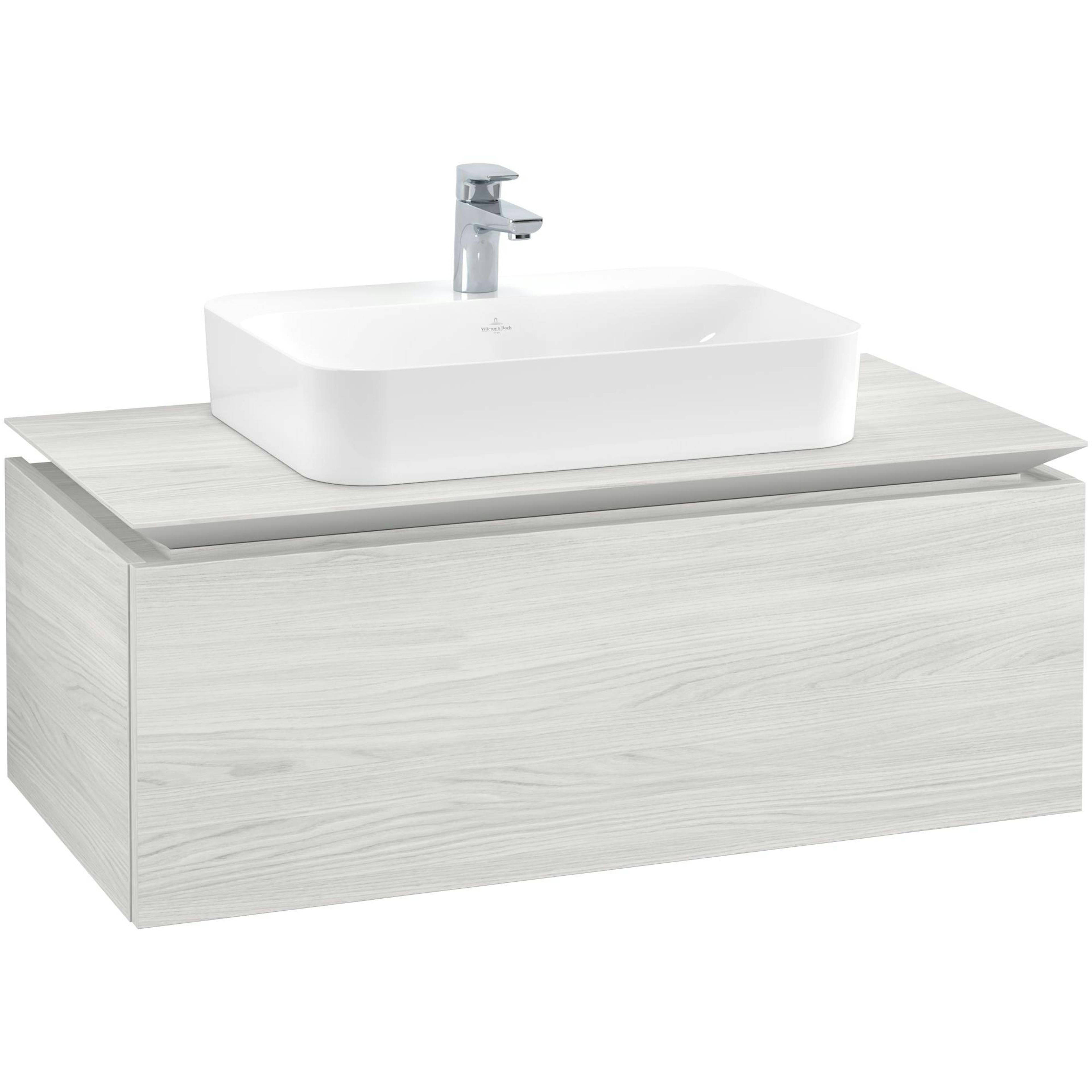 Tvättställsskåp Villeroy & Boch Legato Kompakt med 1 Låda för Ytmonterat Tvättställ från Finion & Memento