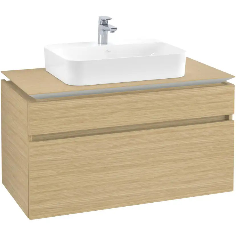 Tvättställsskåp Villeroy & Boch Legato med 2 Lådor för Ytmonterat Tvättställ från Finion & Memento