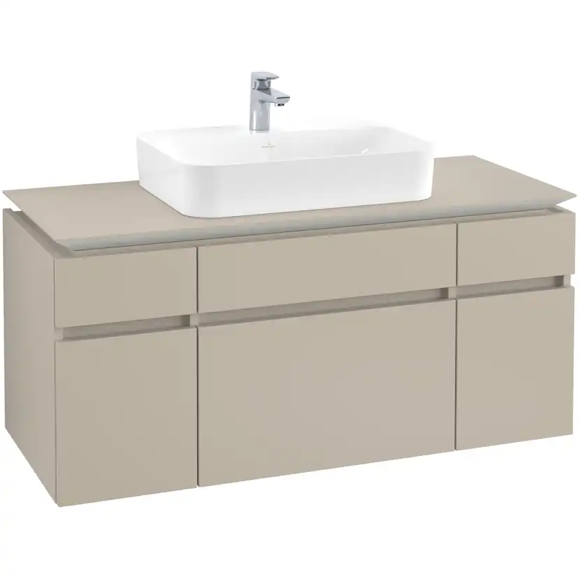 Tvättställsskåp Villeroy & Boch Legato med 5 Lådor för Ytmonterat Tvättställ från Finion & Memento