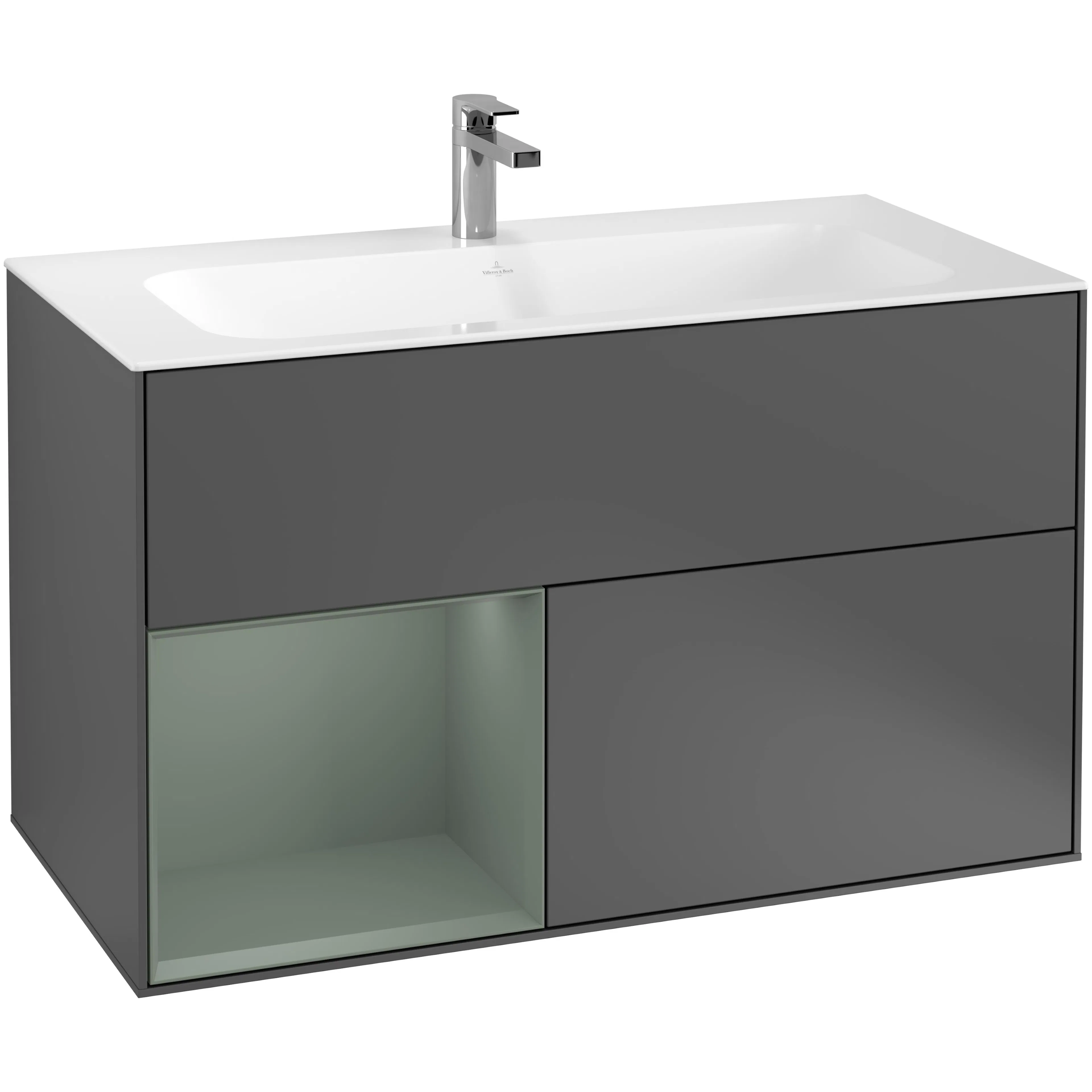 Tvättställsskåp Villeroy & Boch Finion med 2 Lådor och Hylla för Inbyggt Tvättställ