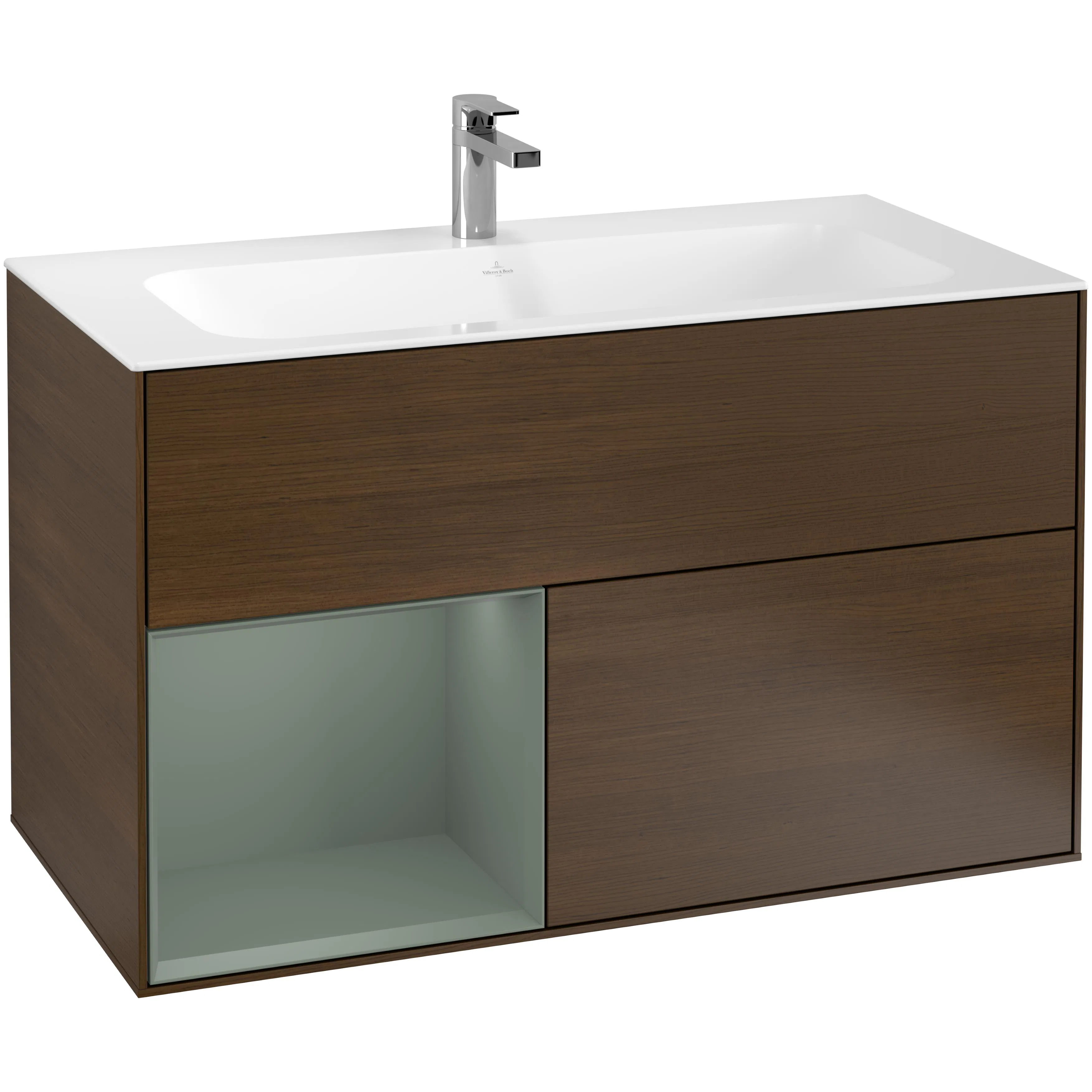 Tvättställsskåp Villeroy & Boch Finion med 2 Lådor och Hylla för Inbyggt Tvättställ