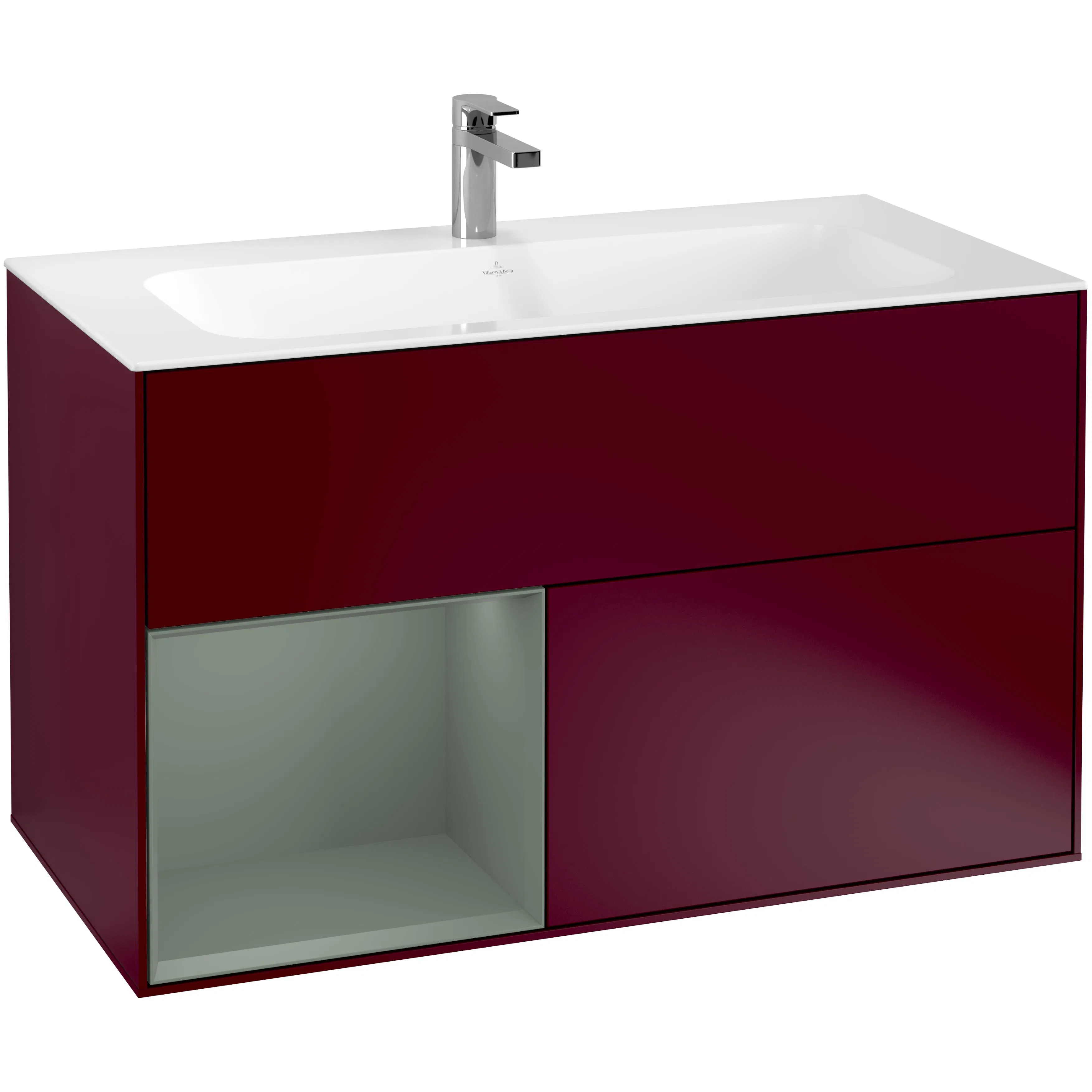 Tvättställsskåp Villeroy & Boch Finion med 2 Lådor och Hylla för Inbyggt Tvättställ