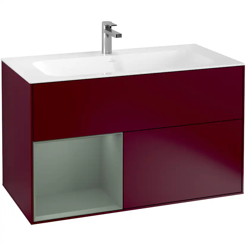 Tvättställsskåp Villeroy & Boch Finion med 2 Lådor och Hylla för Inbyggt Tvättställ