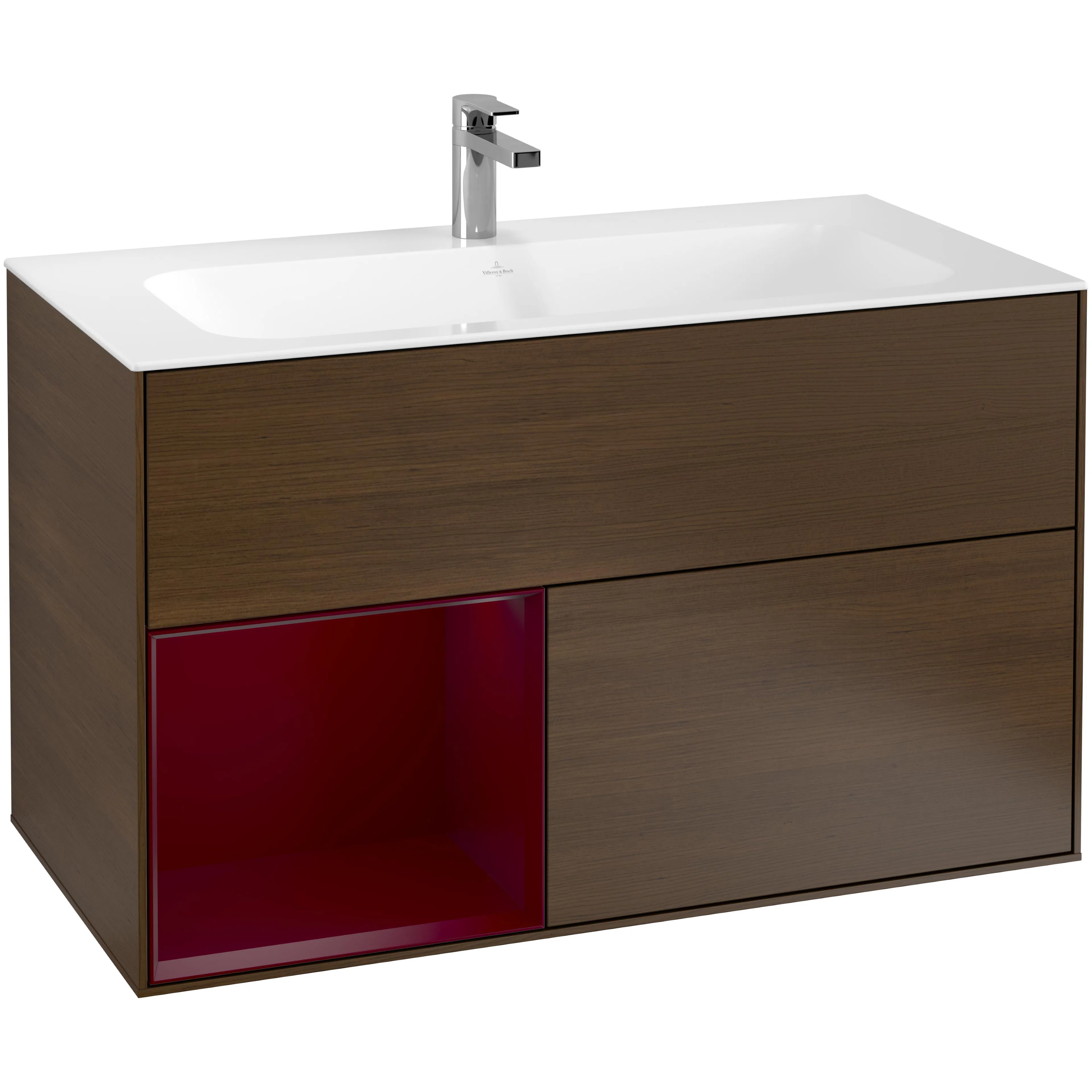 Tvättställsskåp Villeroy & Boch Finion med 2 Lådor och Hylla för Inbyggt Tvättställ