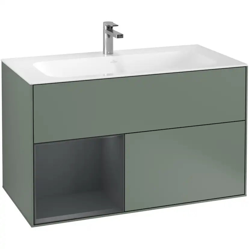 Tvättställsskåp Villeroy & Boch Finion med 2 Lådor och Hylla för Inbyggt Tvättställ