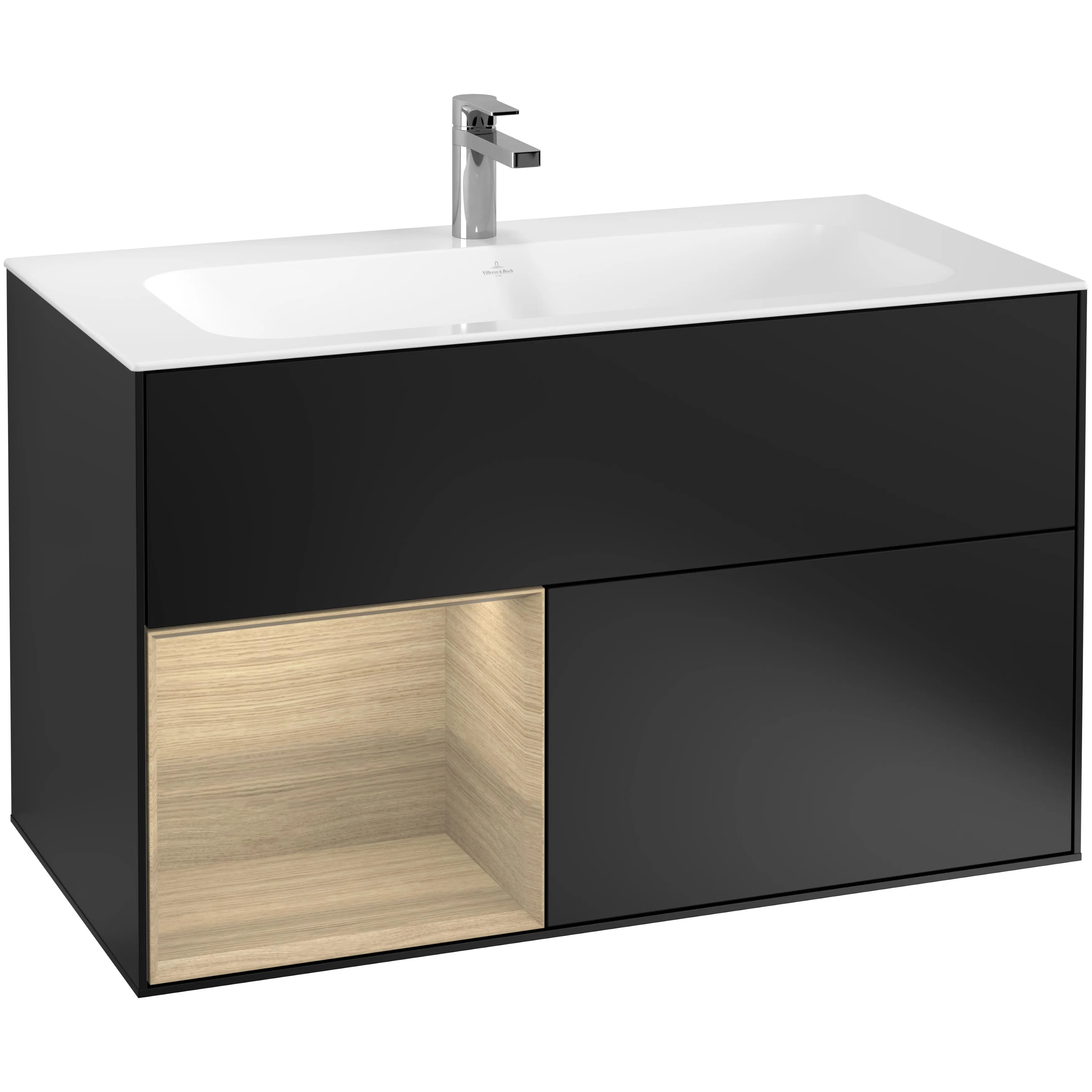 Tvättställsskåp Villeroy & Boch Finion med 2 Lådor och Hylla för Inbyggt Tvättställ