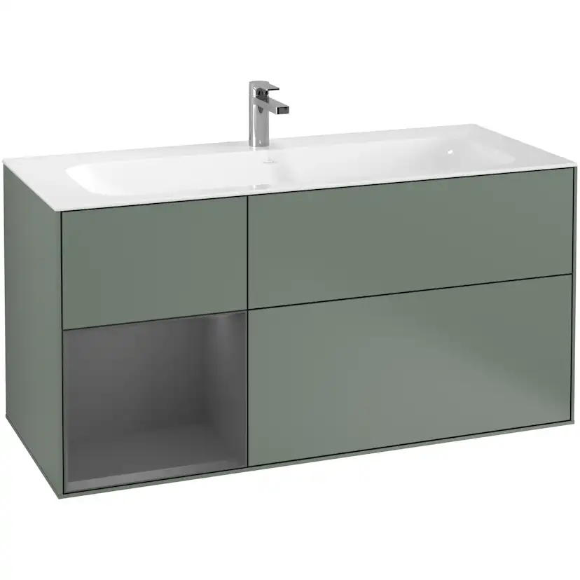 Tvättställsskåp Villeroy & Boch Finion med 3 Lådor och Hylla för Inbyggt Tvättställ