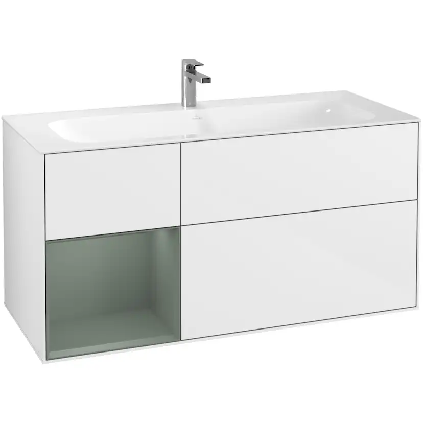 Tvättställsskåp Villeroy & Boch Finion med 3 Lådor och Hylla för Inbyggt Tvättställ