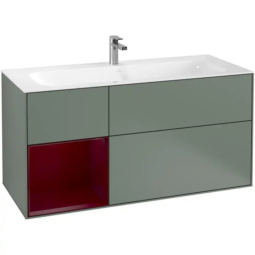 Tvättställsskåp Villeroy & Boch Finion med 3 Lådor och Hylla för Inbyggt Tvättställ