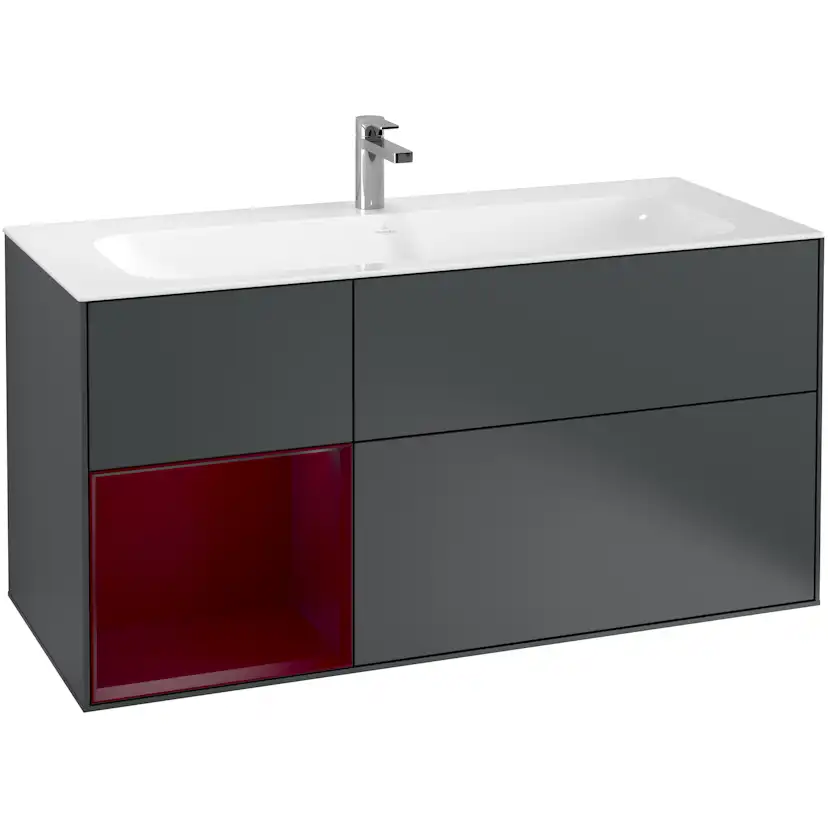 Tvättställsskåp Villeroy & Boch Finion med 3 Lådor och Hylla för Inbyggt Tvättställ