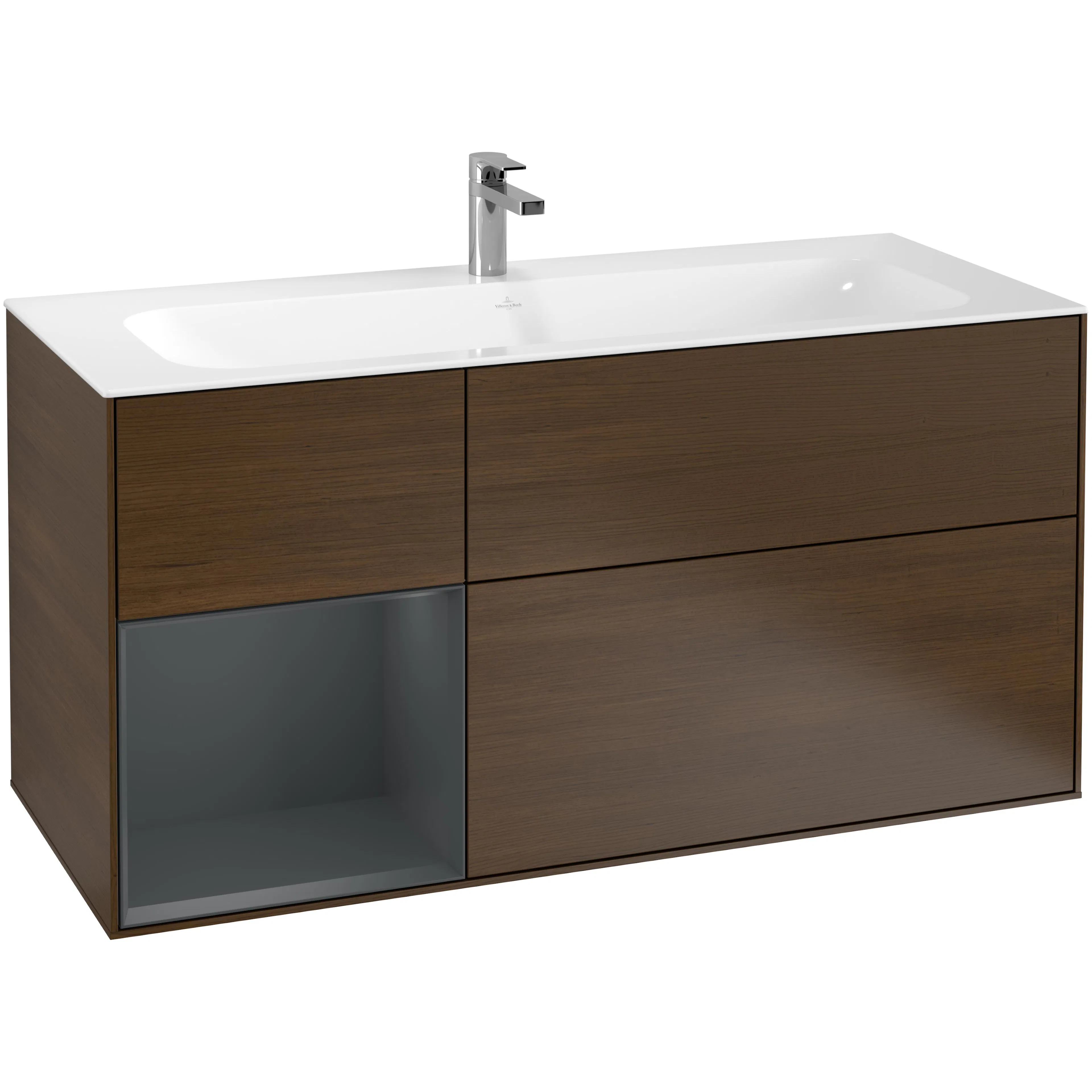 Tvättställsskåp Villeroy & Boch Finion med 3 Lådor och Hylla för Inbyggt Tvättställ