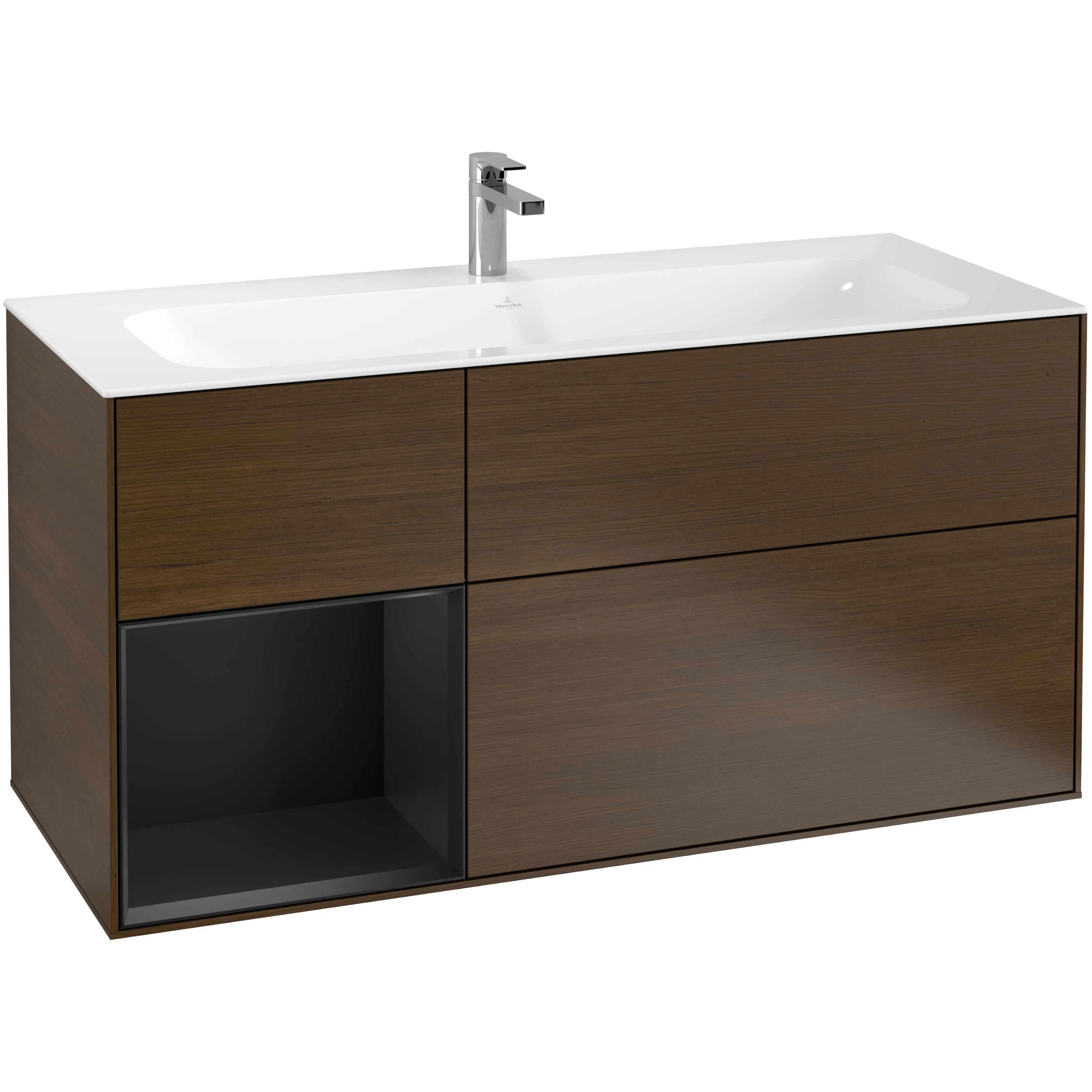 Tvättställsskåp Villeroy & Boch Finion med 3 Lådor och Hylla för Inbyggt Tvättställ