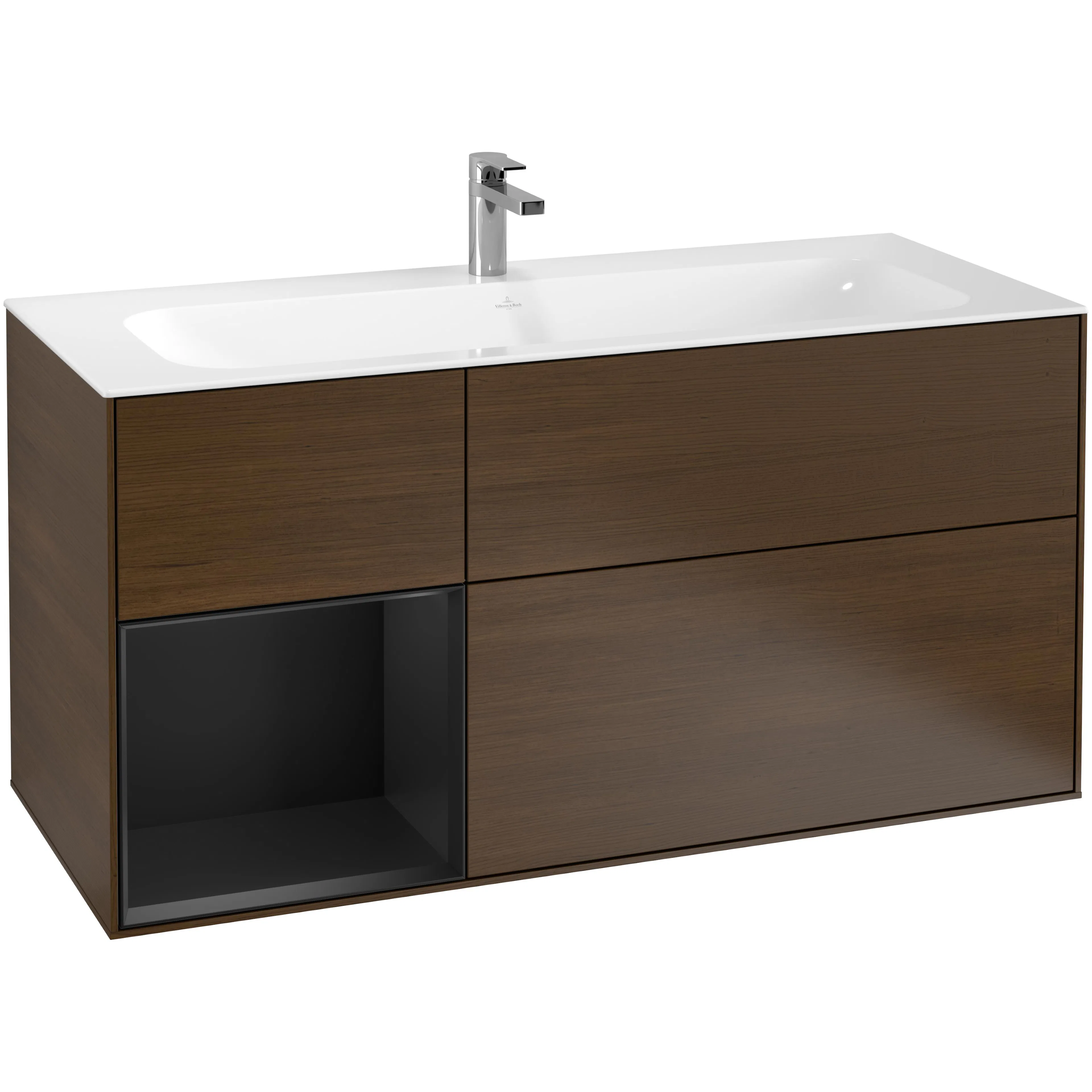 Tvättställsskåp Villeroy & Boch Finion med 3 Lådor och Hylla för Inbyggt Tvättställ