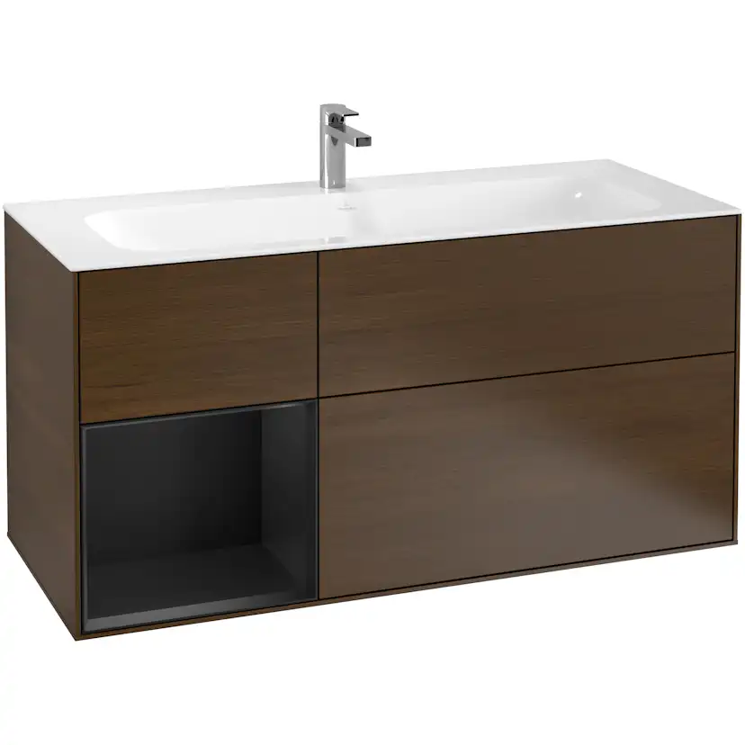 Tvättställsskåp Villeroy & Boch Finion med 3 Lådor och Hylla för Inbyggt Tvättställ