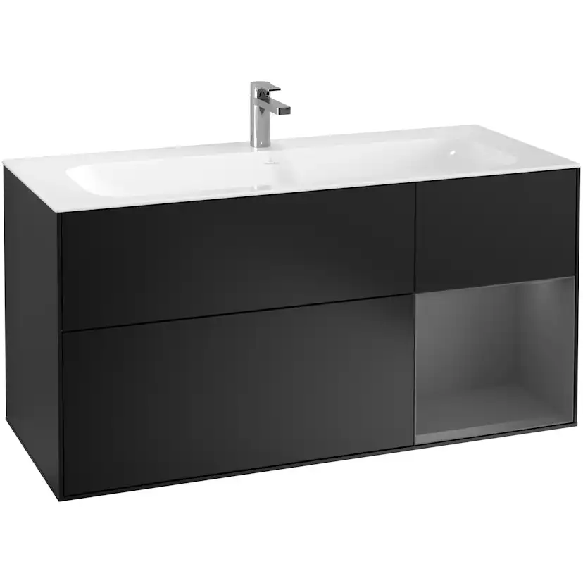 Tvättställsskåp Villeroy & Boch Finion med 3 Lådor och Hylla för Inbyggt Tvättställ