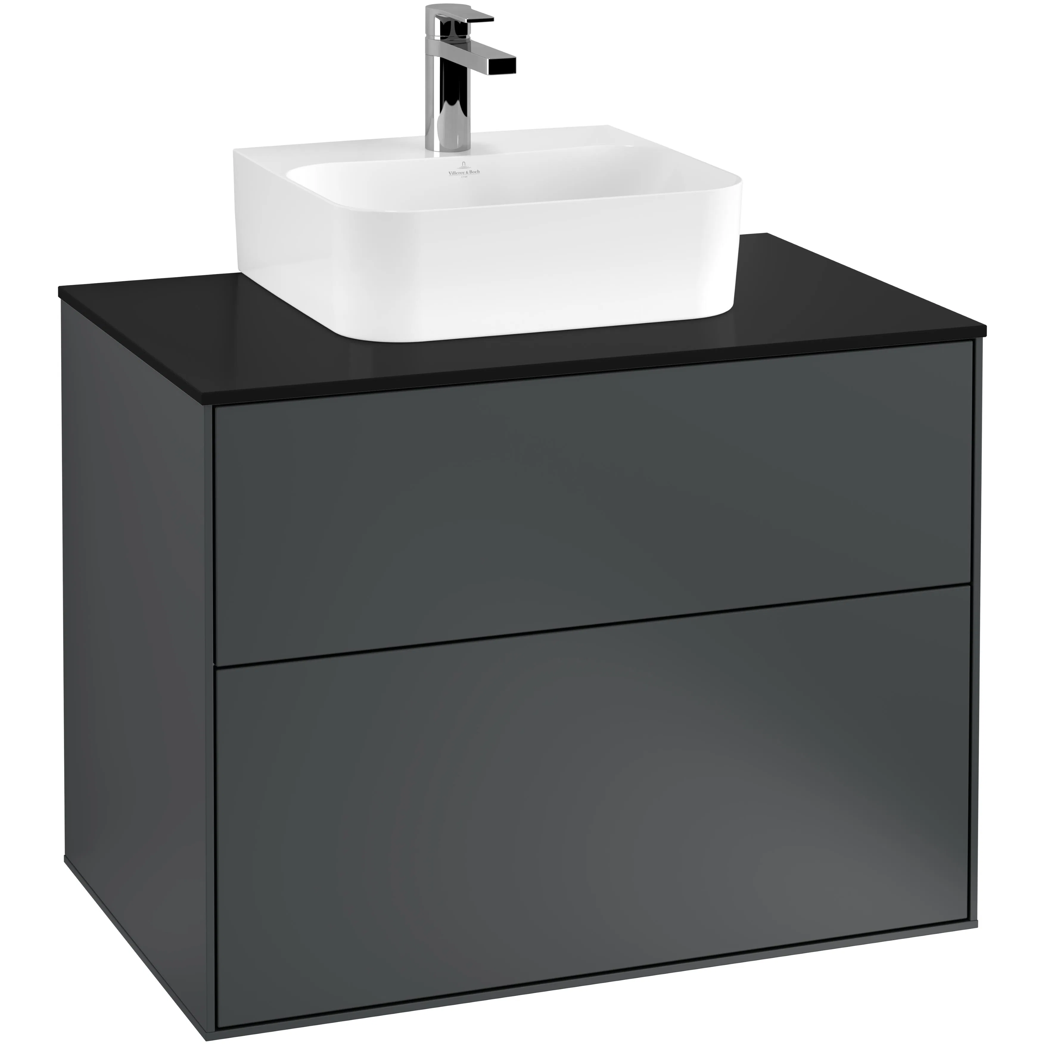 Tvättställsskåp Villeroy & Boch Finion med 2 Lådor och Bänkskiva för Kompakt Tvättställ