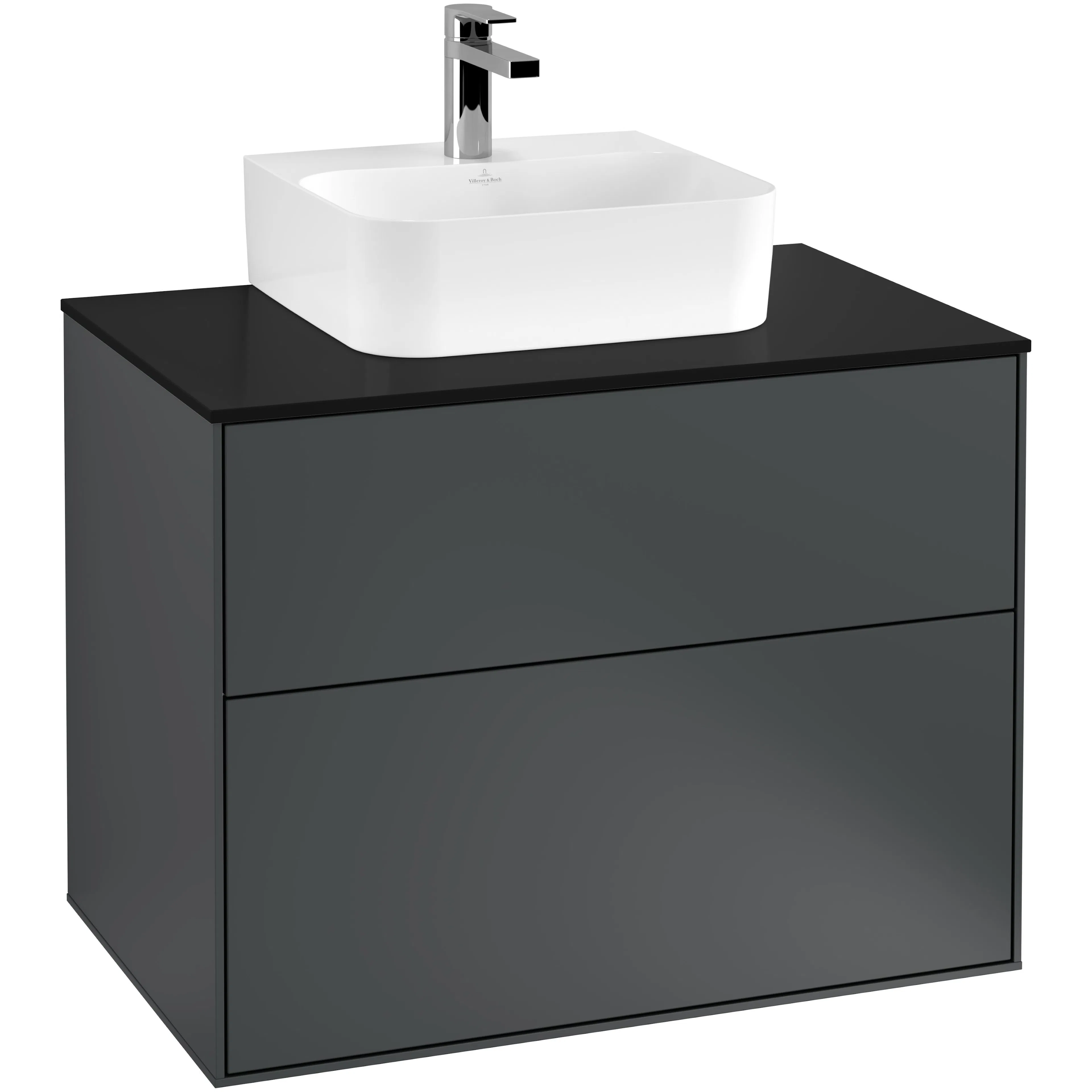 Tvättställsskåp Villeroy & Boch Finion med 2 Lådor och Bänkskiva för Kompakt Tvättställ