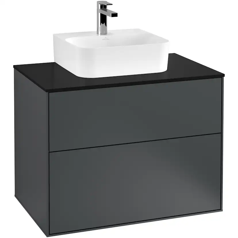 Tvättställsskåp Villeroy & Boch Finion med 2 Lådor och Bänkskiva för Kompakt Tvättställ