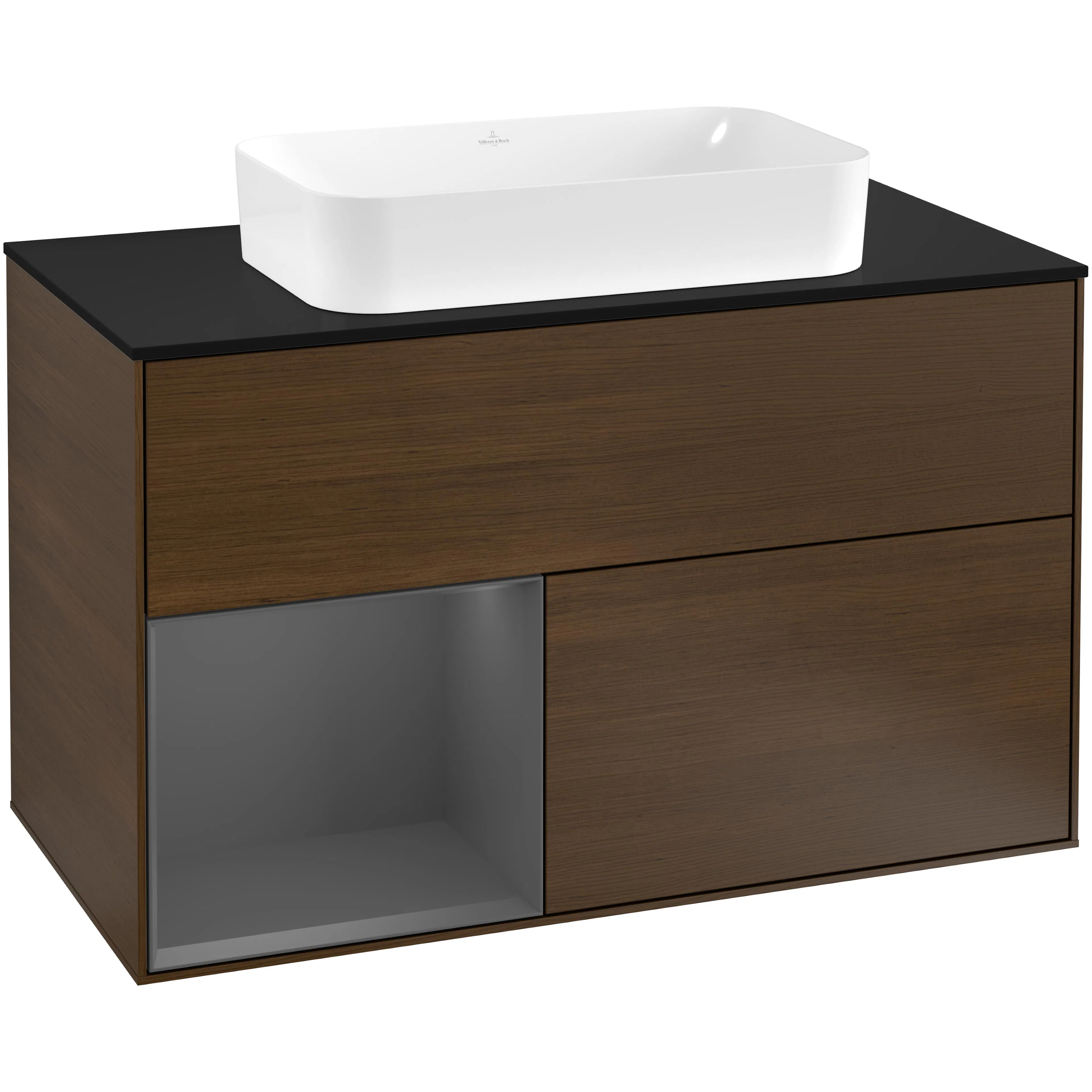 Tvättställsskåp Villeroy & Boch Finion med 2 Lådor Hylla och Bänkskiva för Fristående Tvättställ