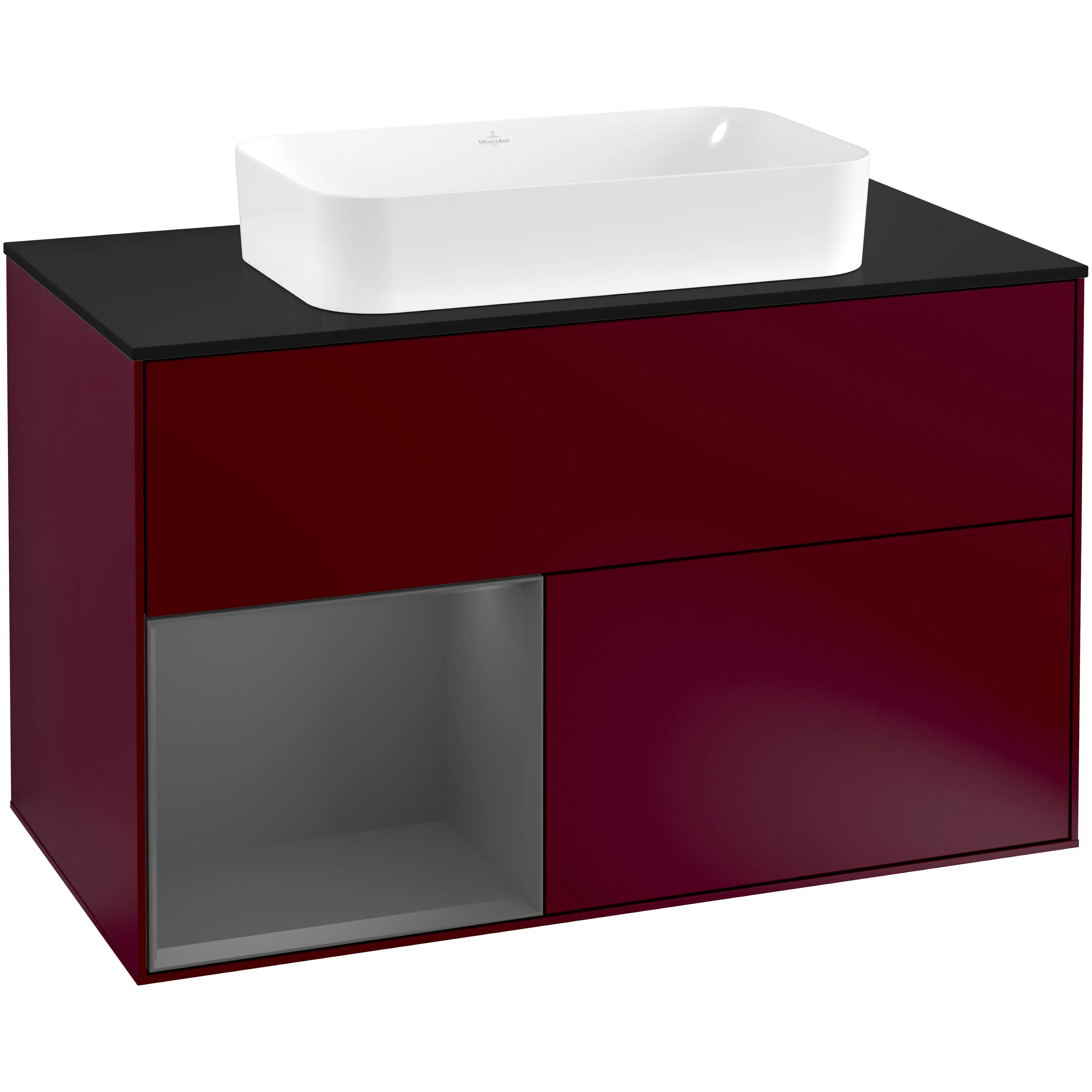 Tvättställsskåp Villeroy & Boch Finion med 2 Lådor Hylla och Bänkskiva för Fristående Tvättställ