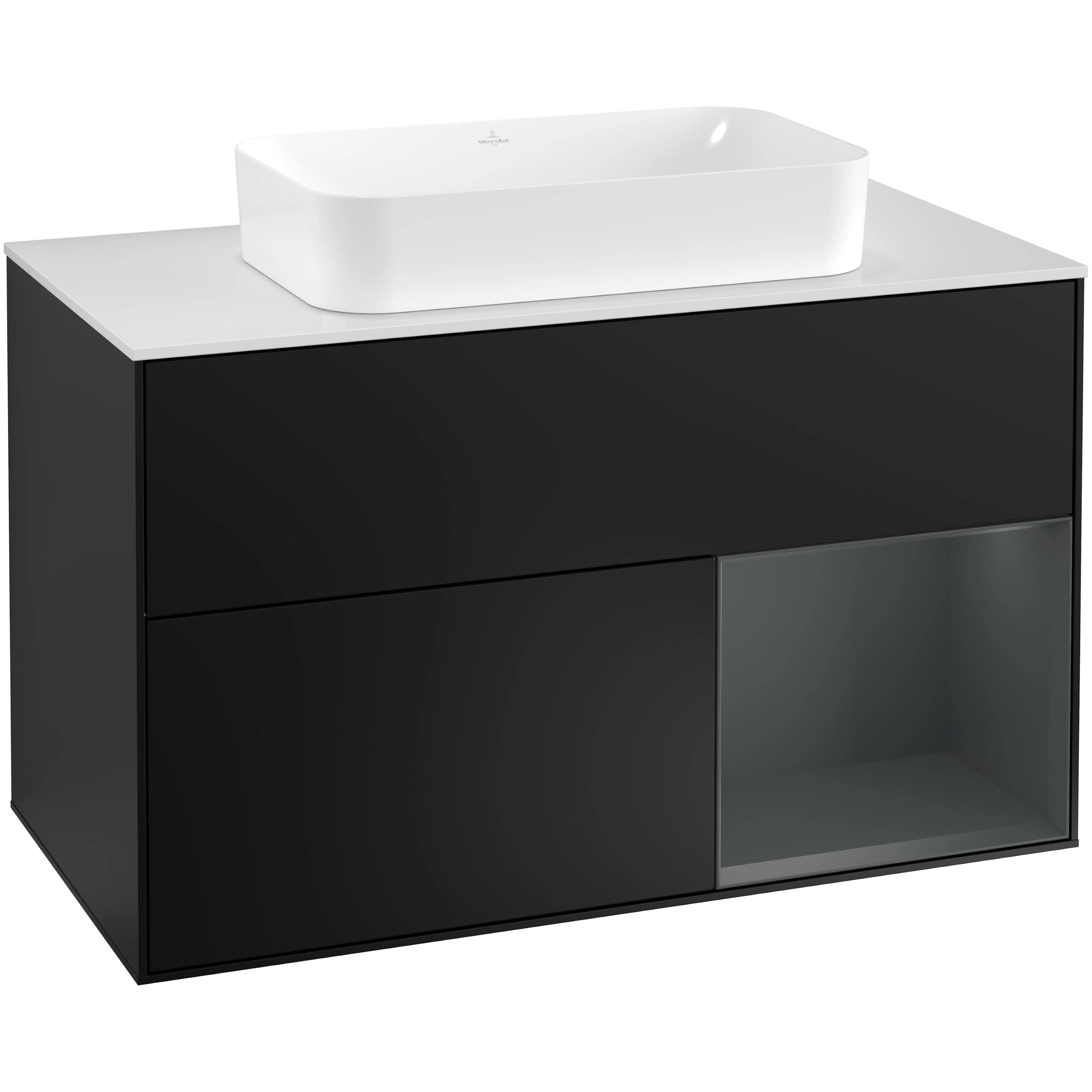 Tvättställsskåp Villeroy & Boch Finion med 2 Lådor Hylla och Bänkskiva för Fristående Tvättställ