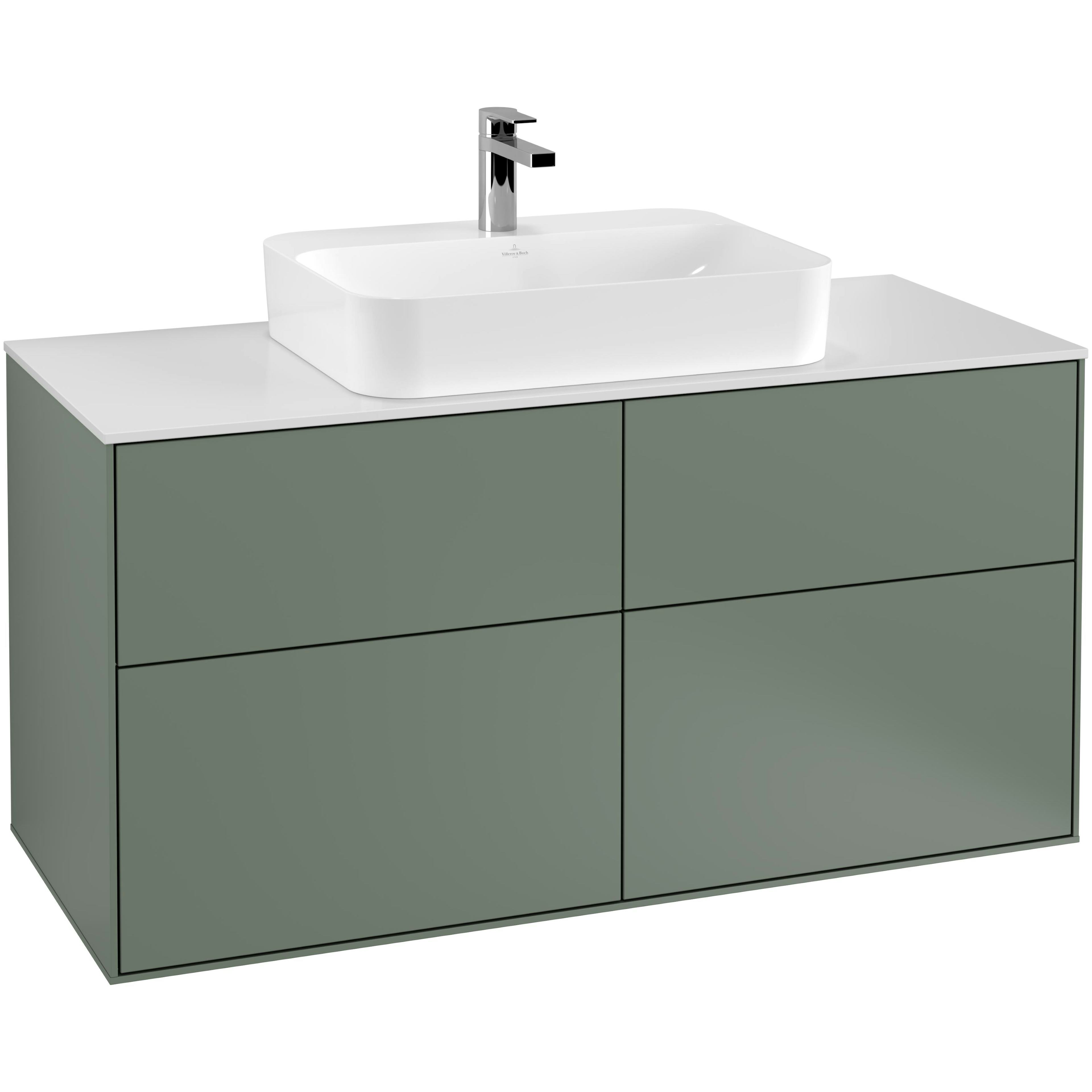 Tvättställsskåp Villeroy & Boch Finion med 4 Lådor och Bänkskiva för Ytmonterat Tvättställ